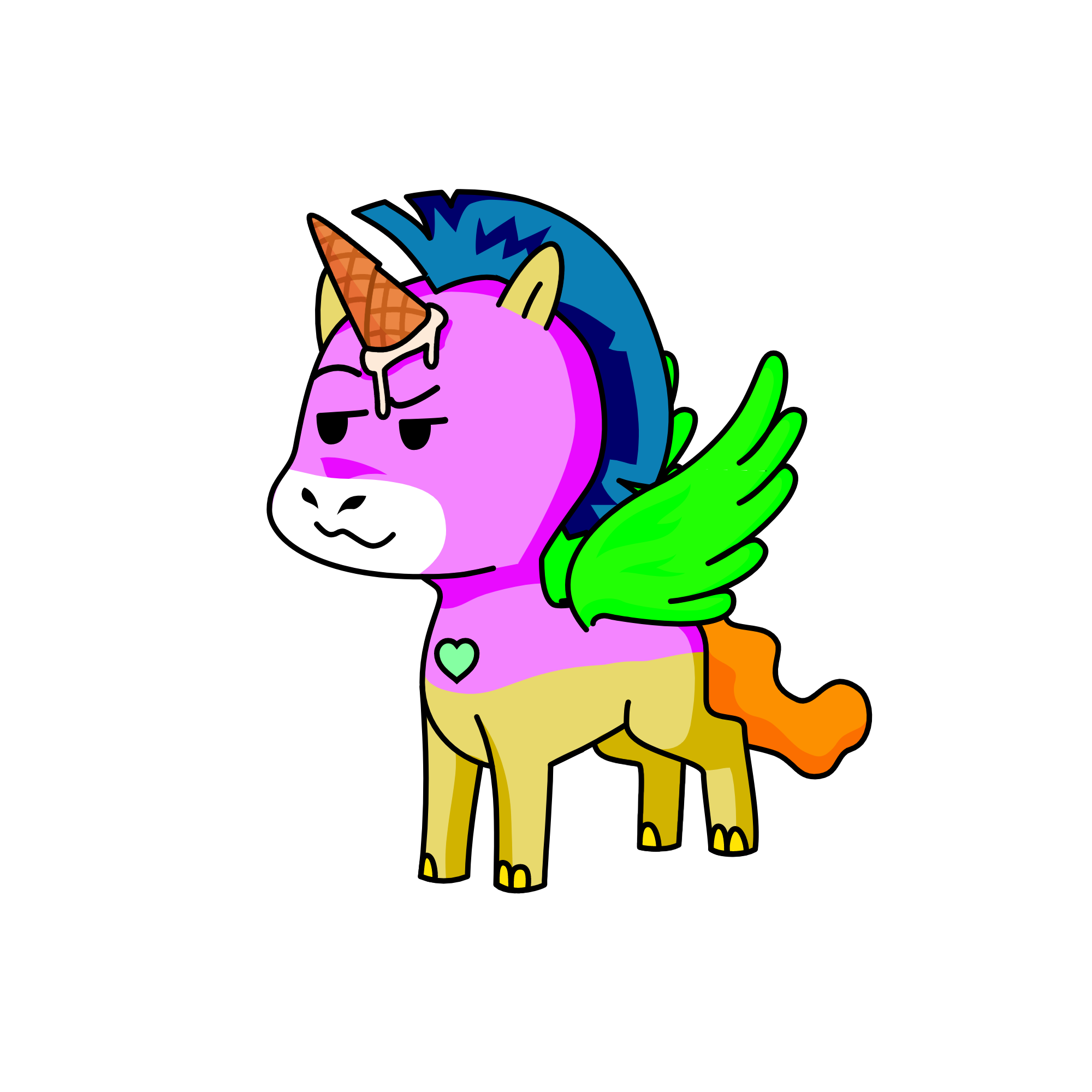 unicor-multi-icecream, the unicorn