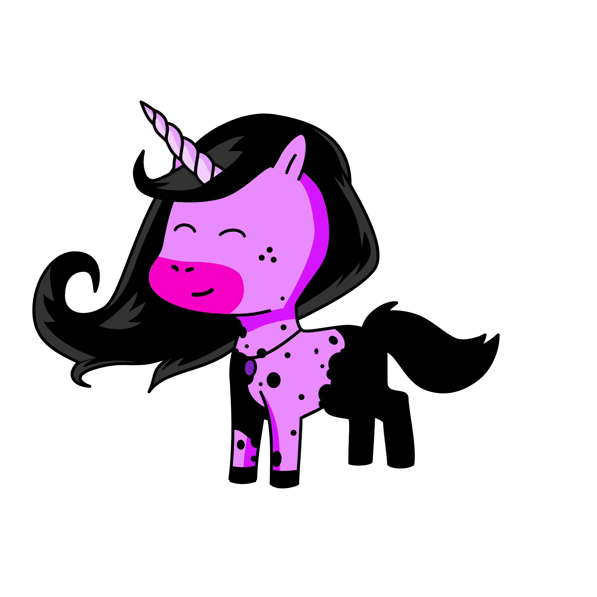 Midnight, the unicorn