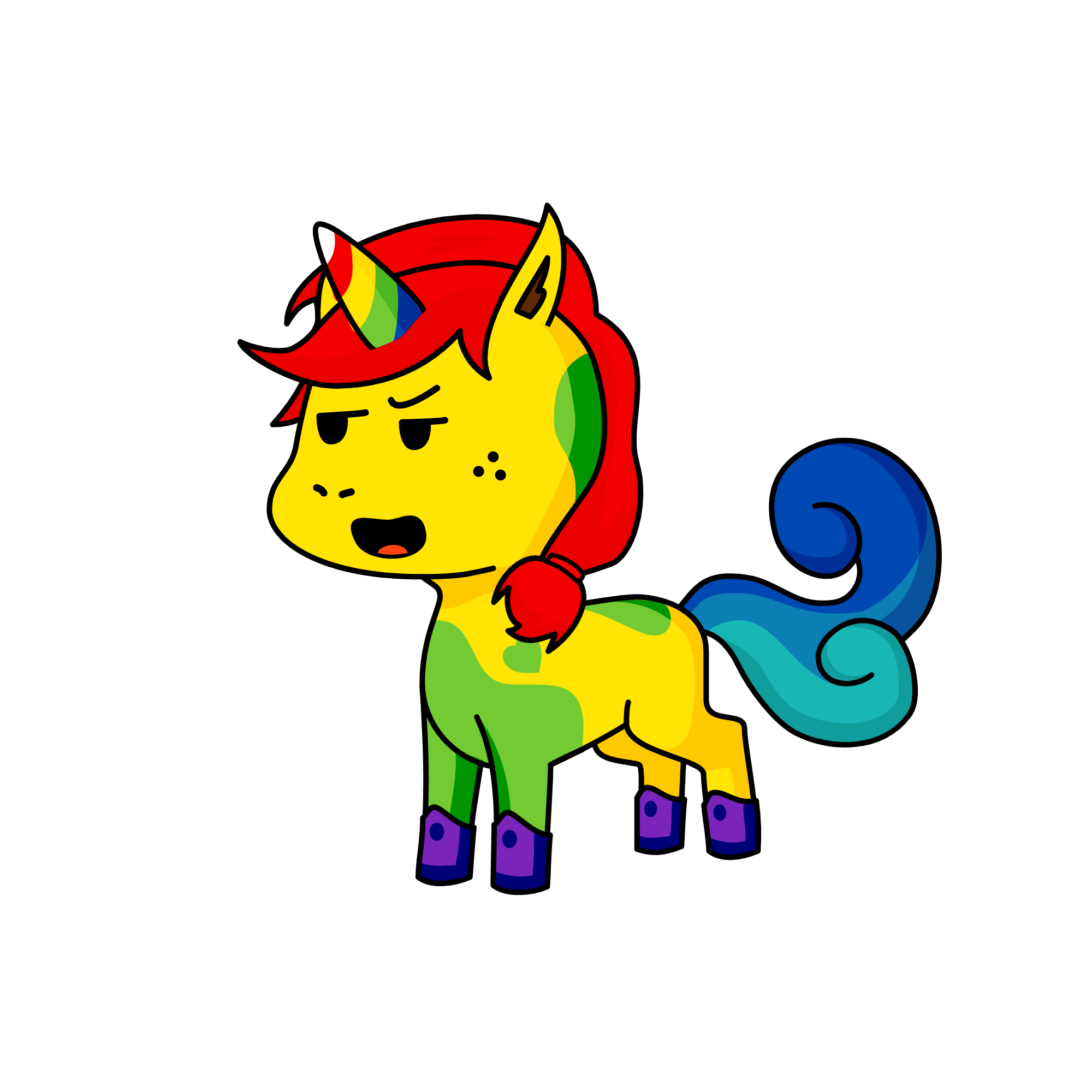 Alvina Newton, the unicorn