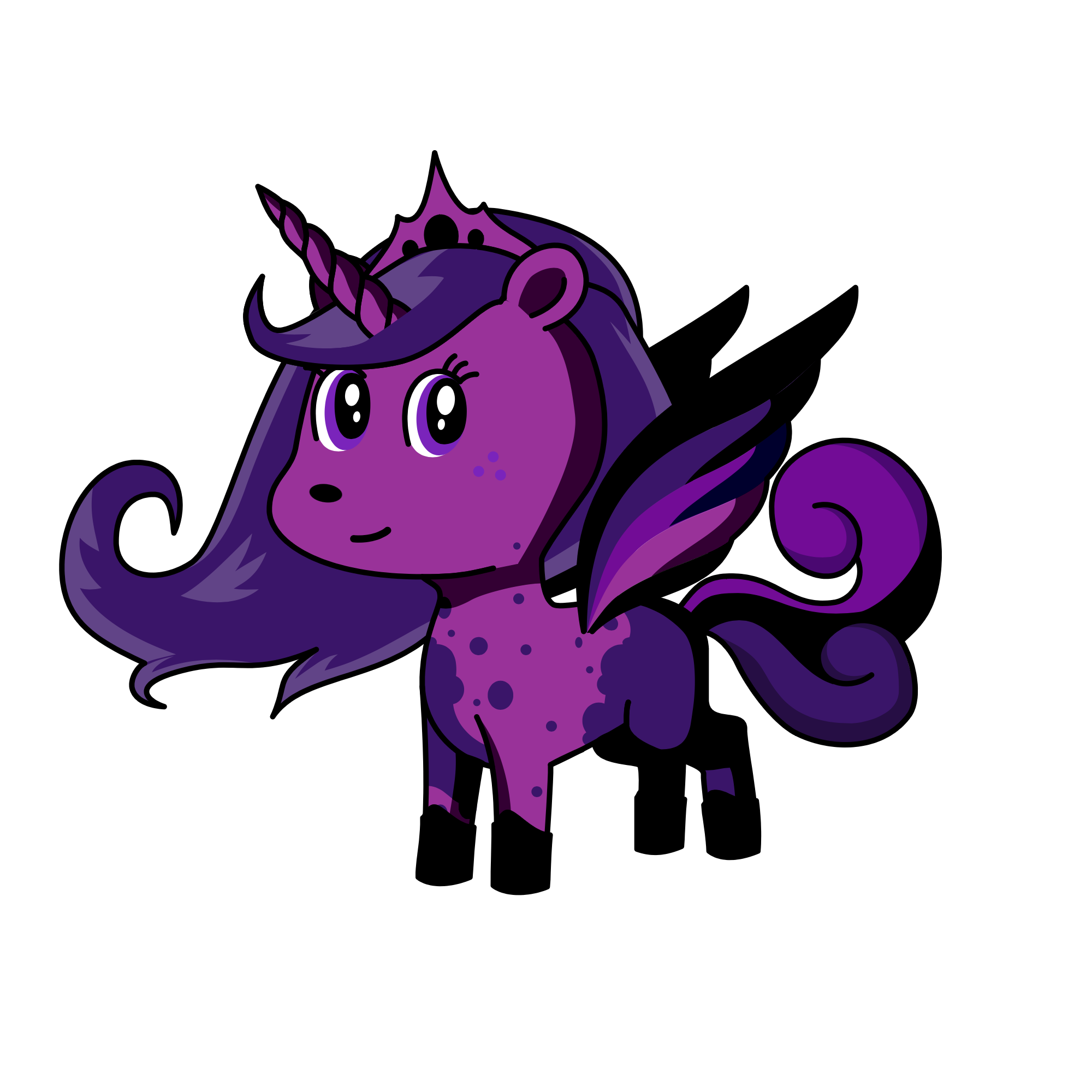 Moonlight, the unicorn