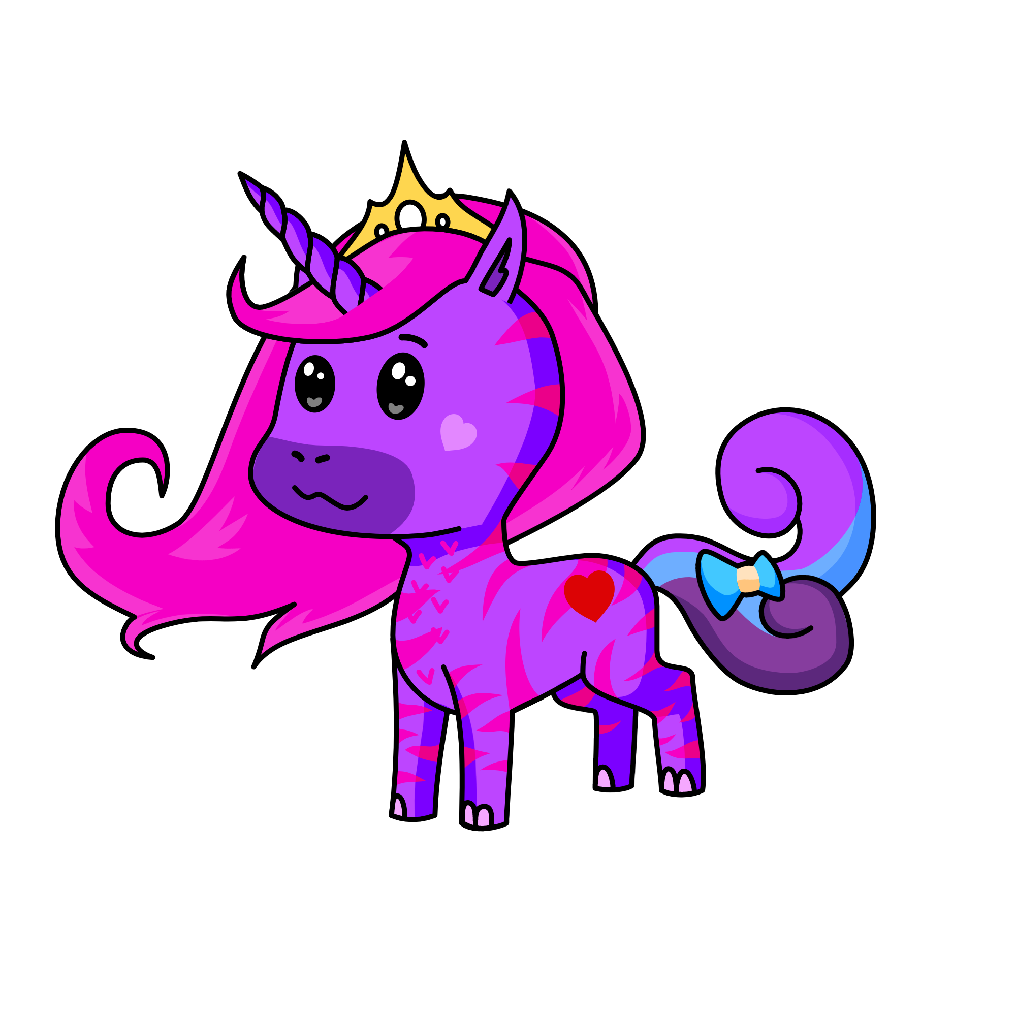 pinky, the unicorn