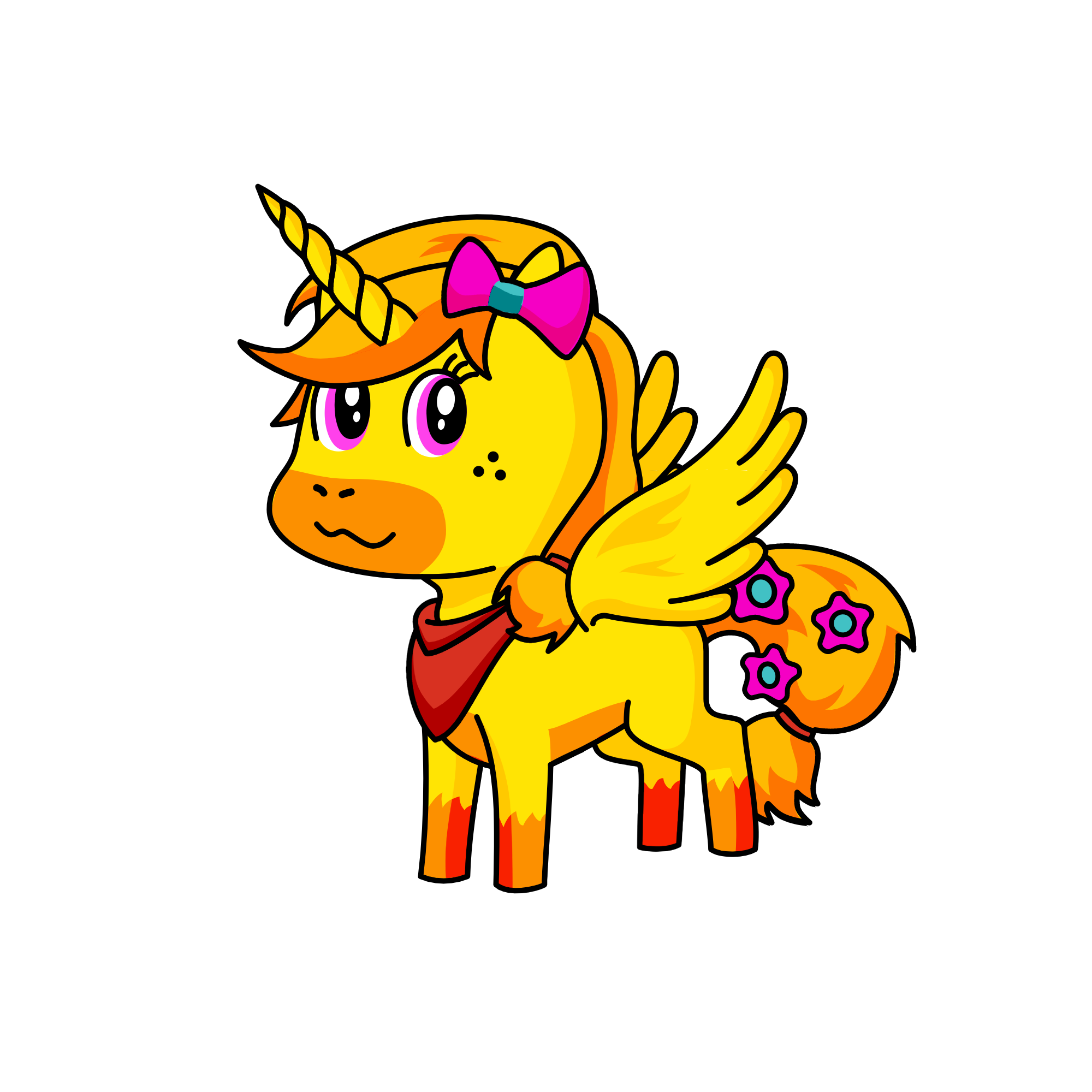 Chica, the unicorn
