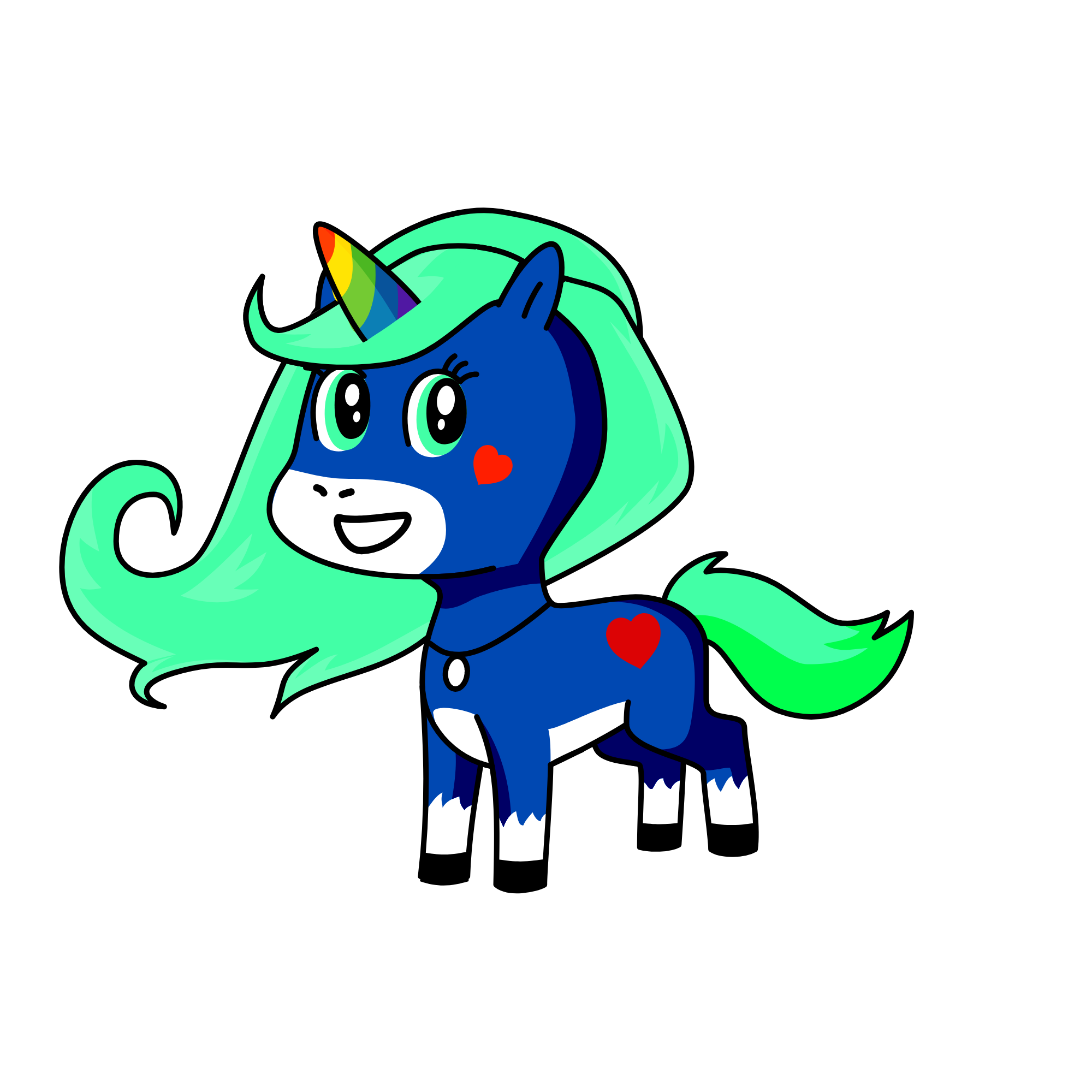 fofa 123321, the unicorn