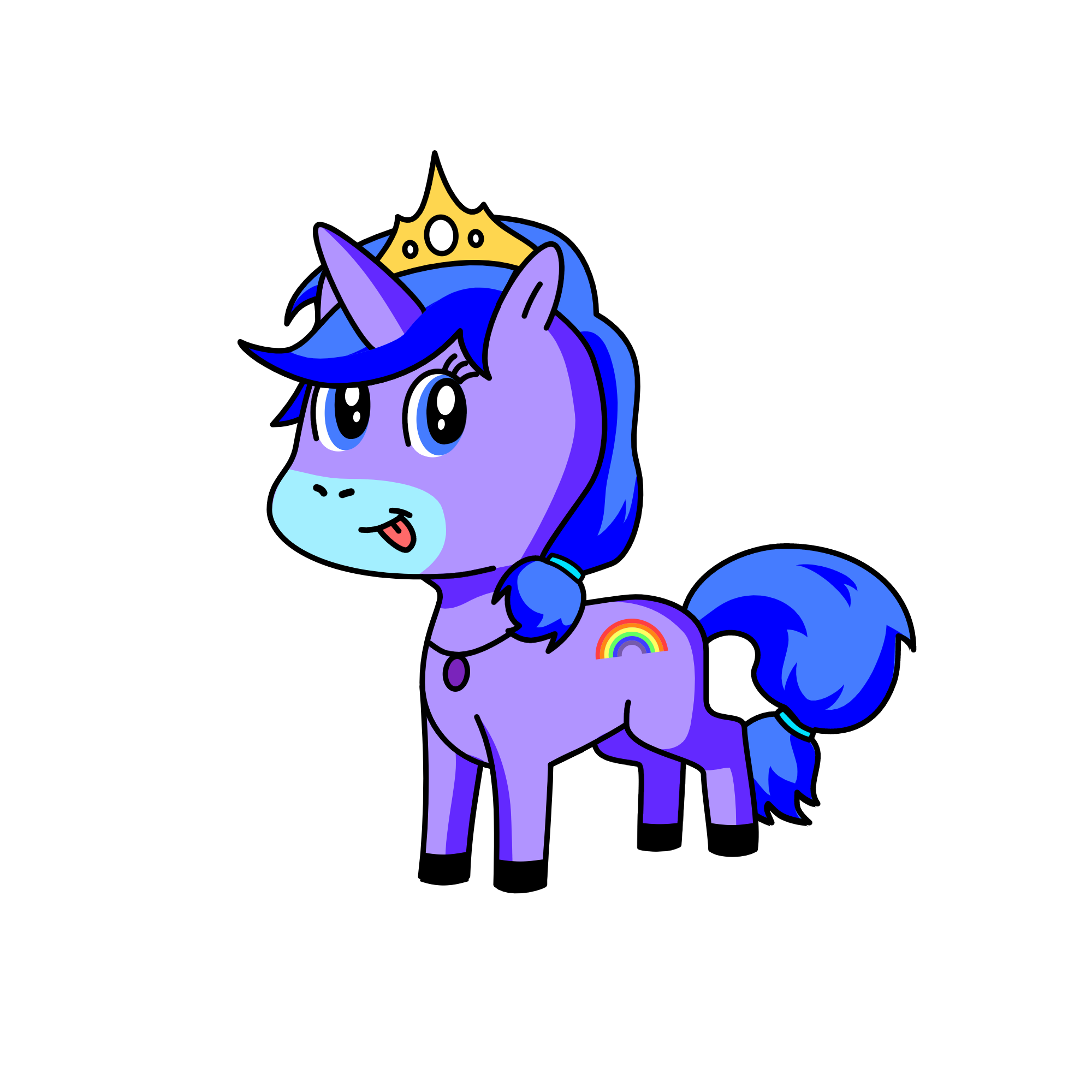 Princess Rainbow🌈, the unicorn
