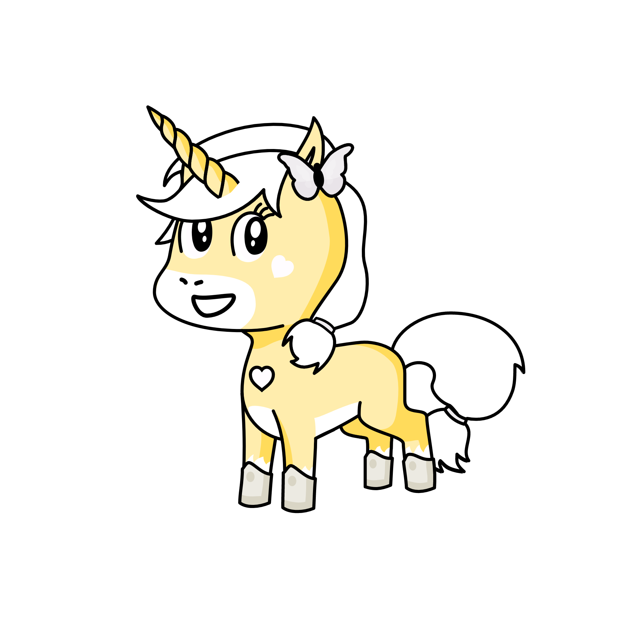 Snowy, the unicorn