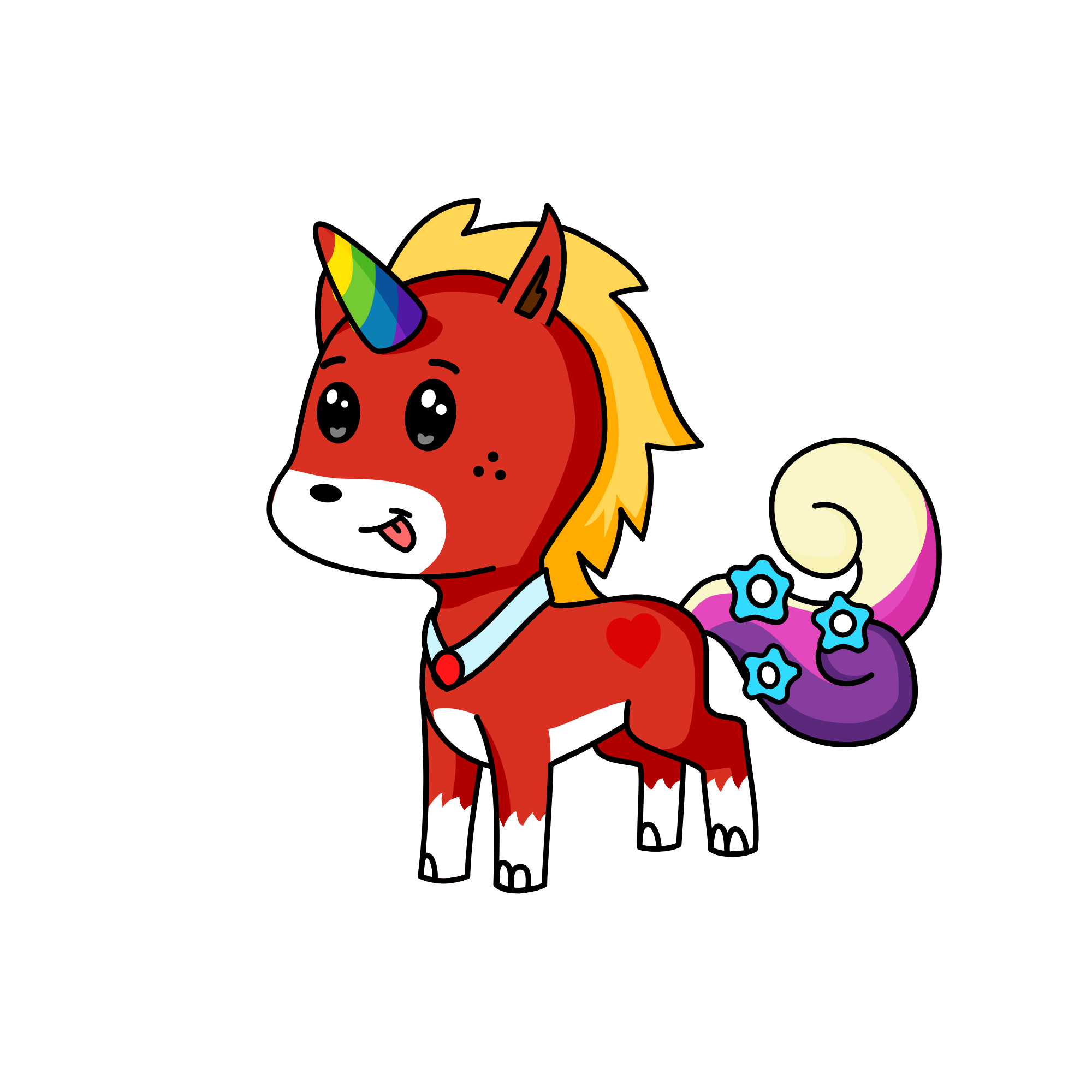 аа, the unicorn