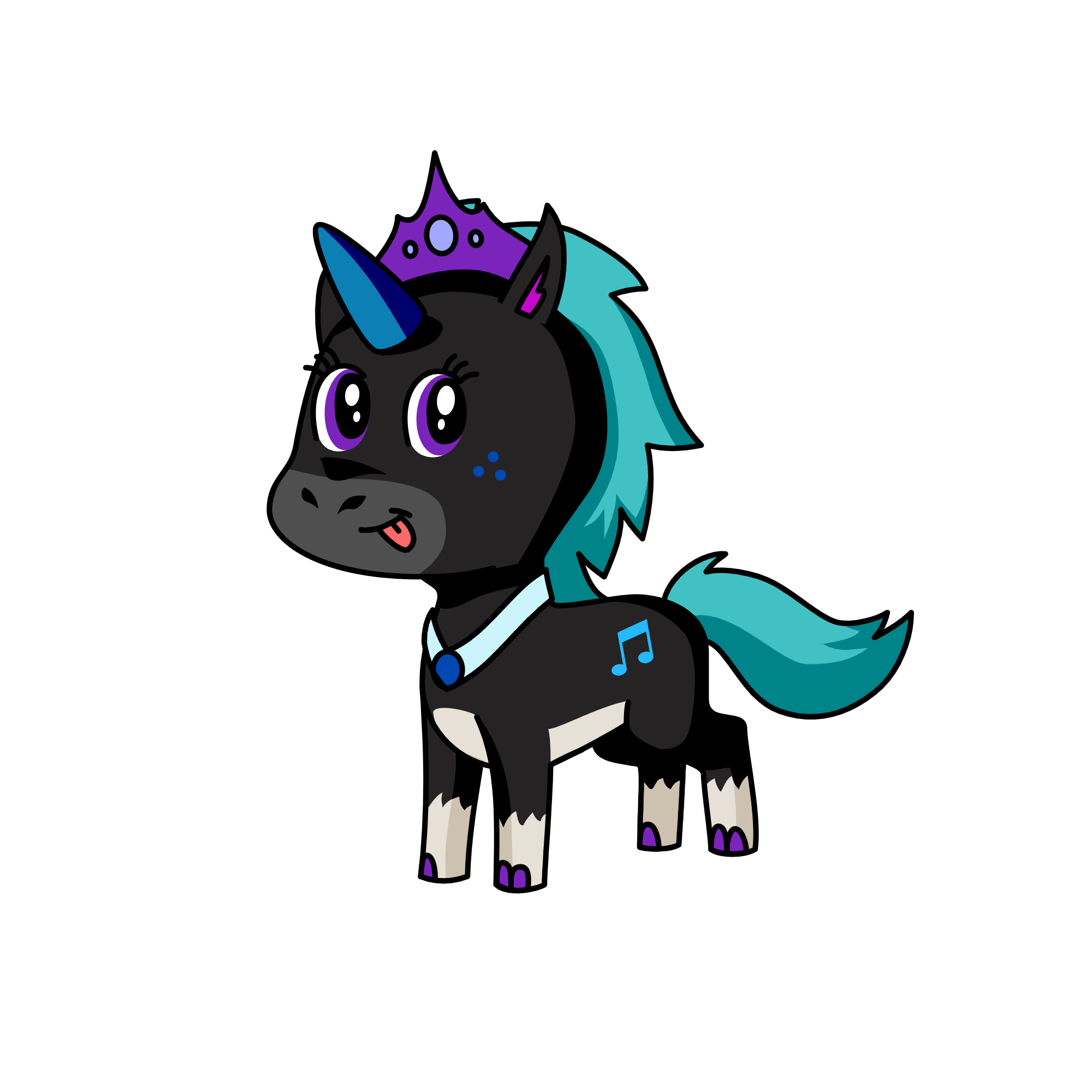 Princess Nyx Moonshade, the unicorn