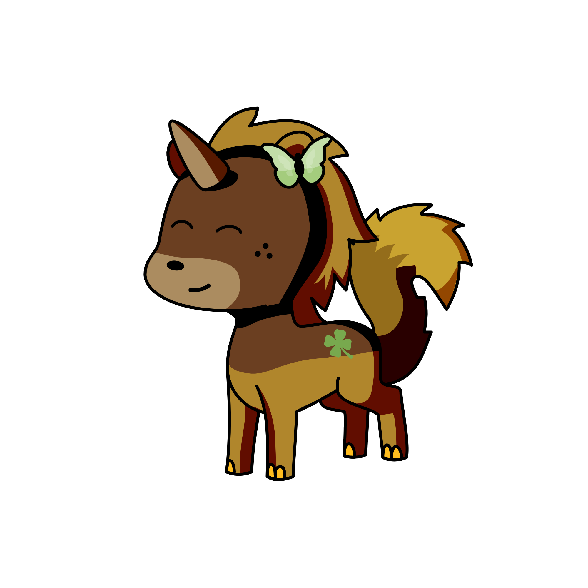 Squir Elle, the unicorn