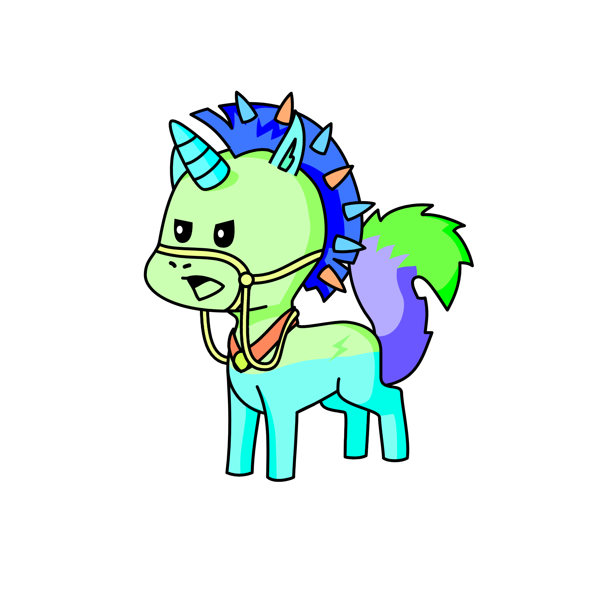 Princess I Don't like any of you, the unicorn