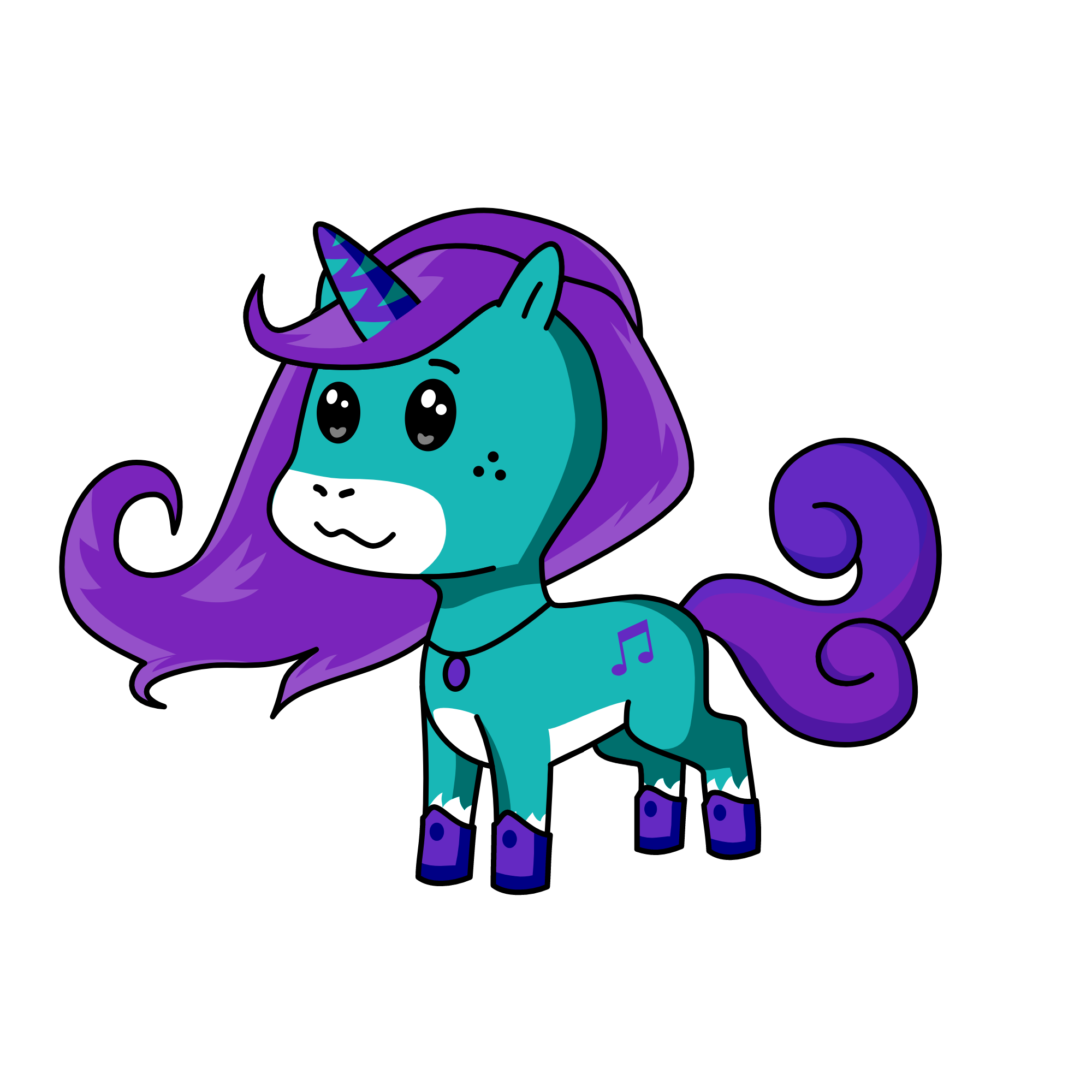 melody, the unicorn