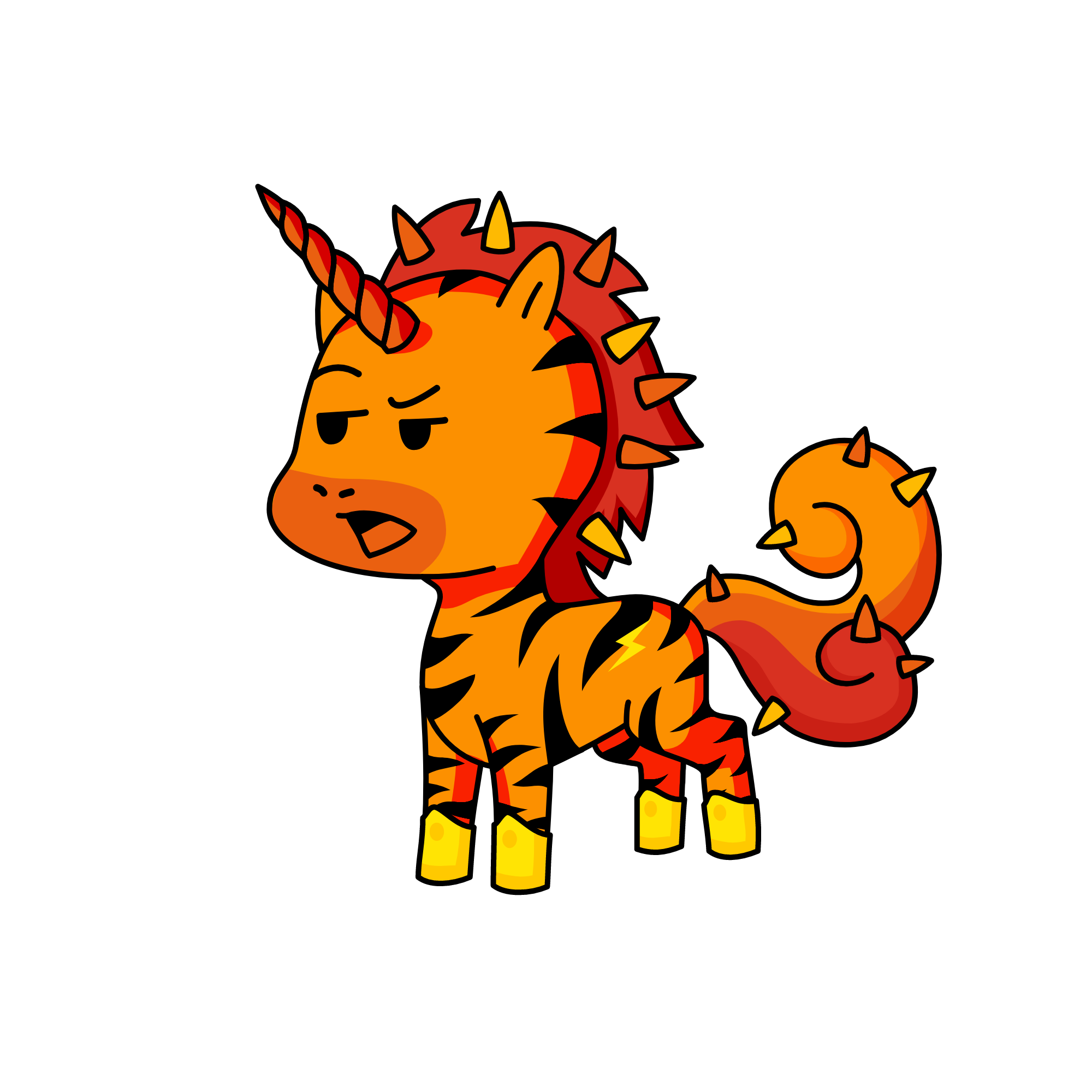 flame, the unicorn