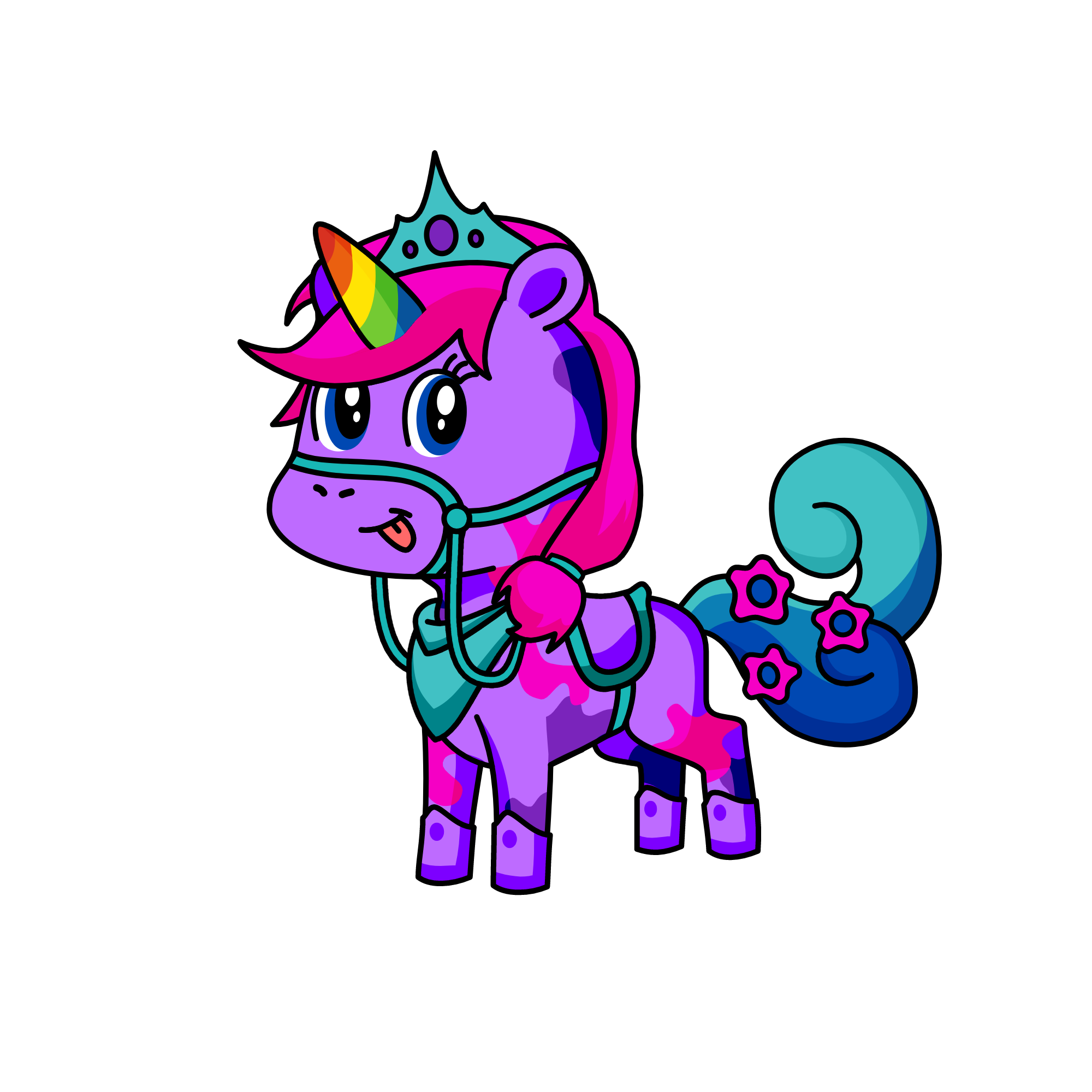 Princess Winter, the unicorn