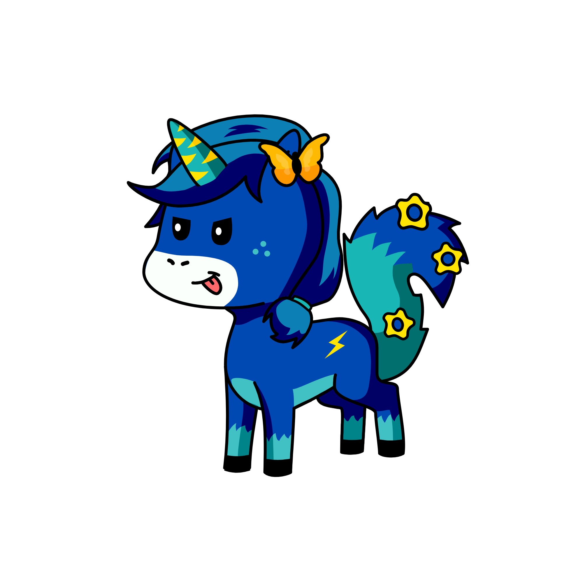 Naughty, the unicorn