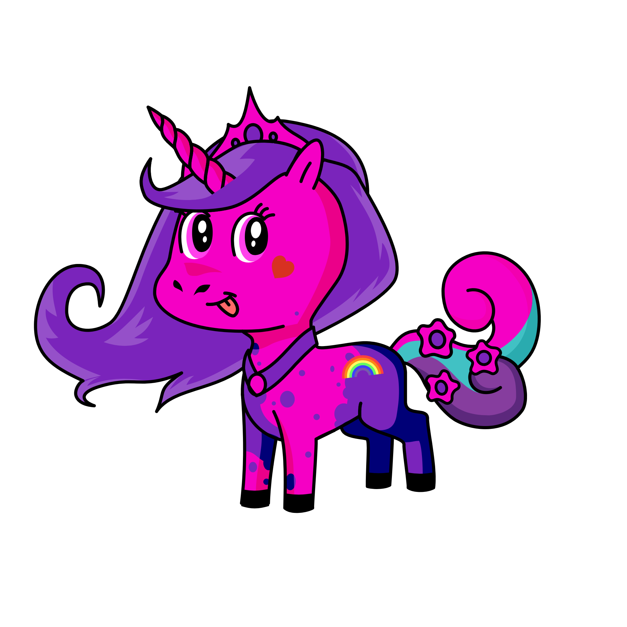 Shimmer , the unicorn