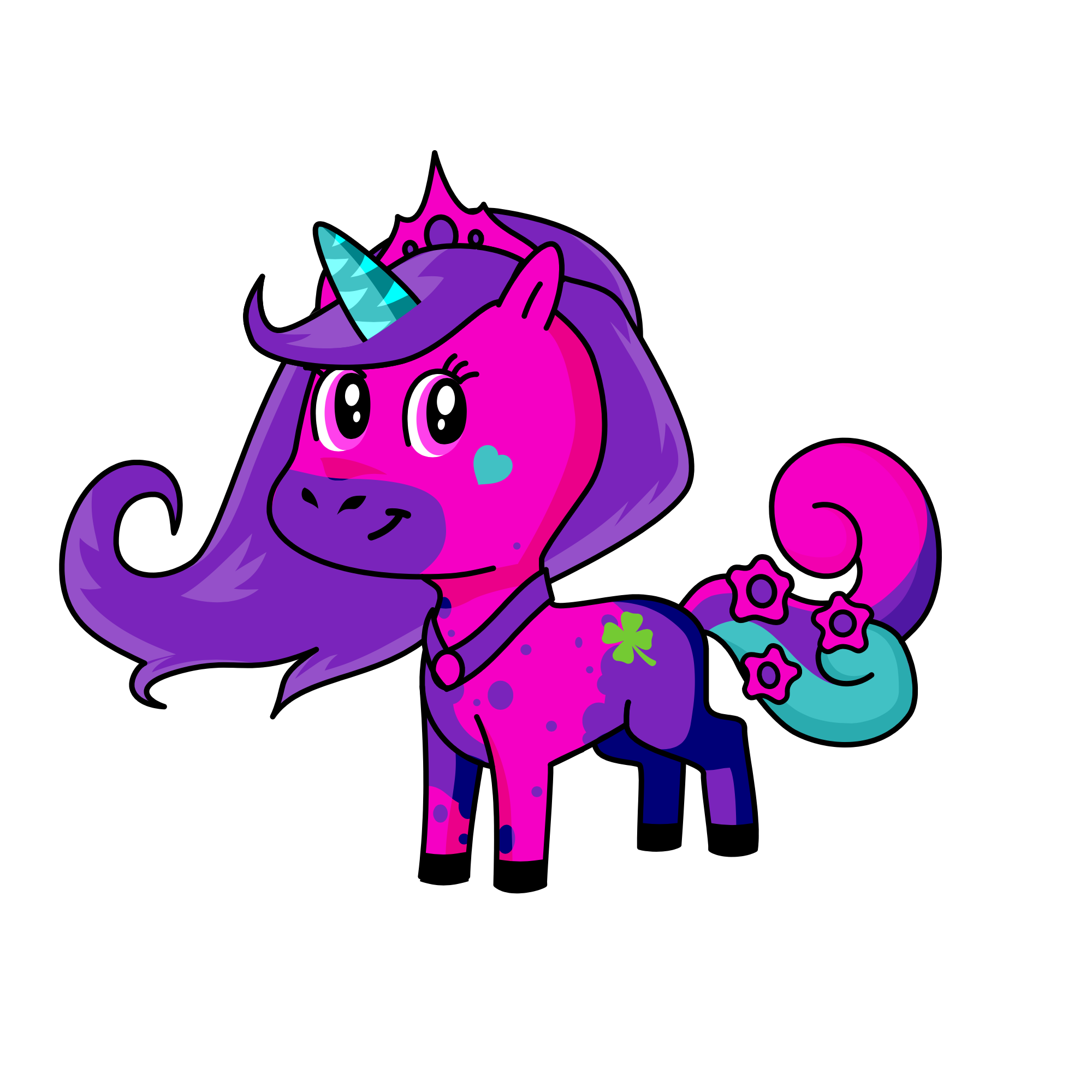 Lucky , the unicorn