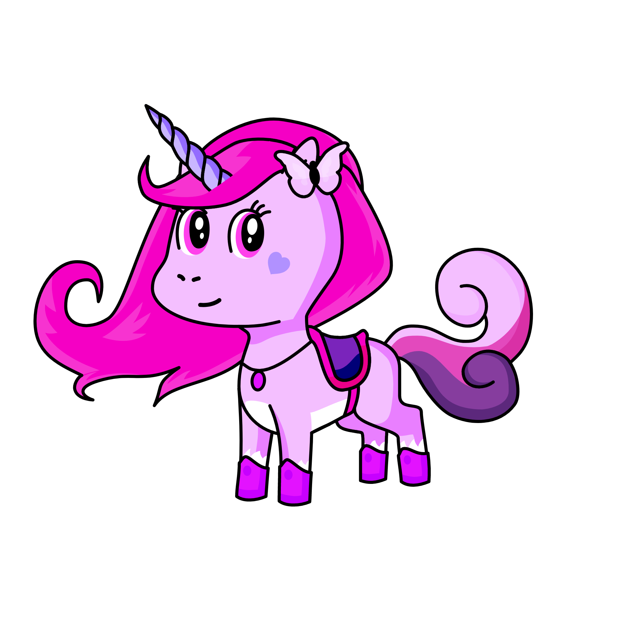 PINKY, the unicorn