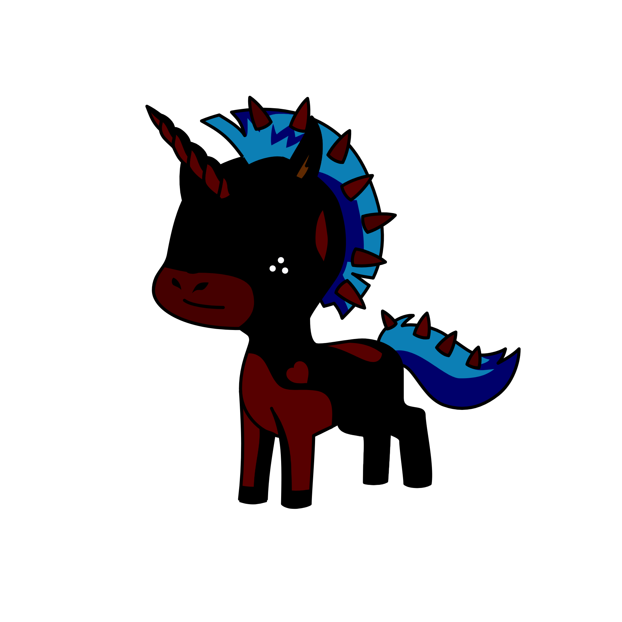 dark, the unicorn