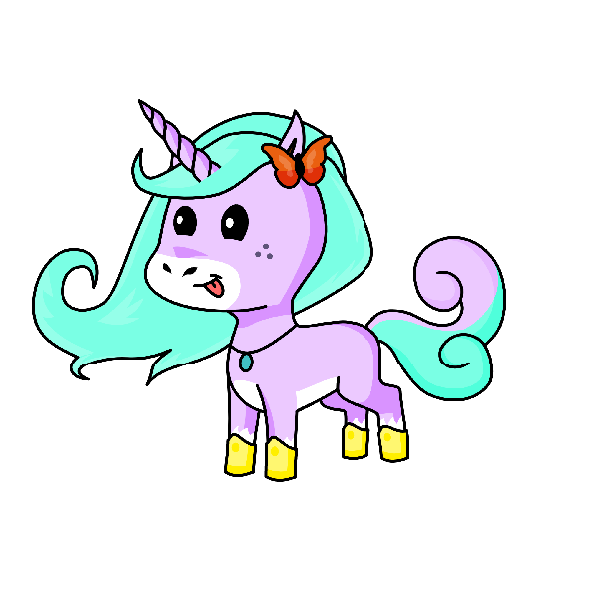 Marshmallow skyes, the unicorn
