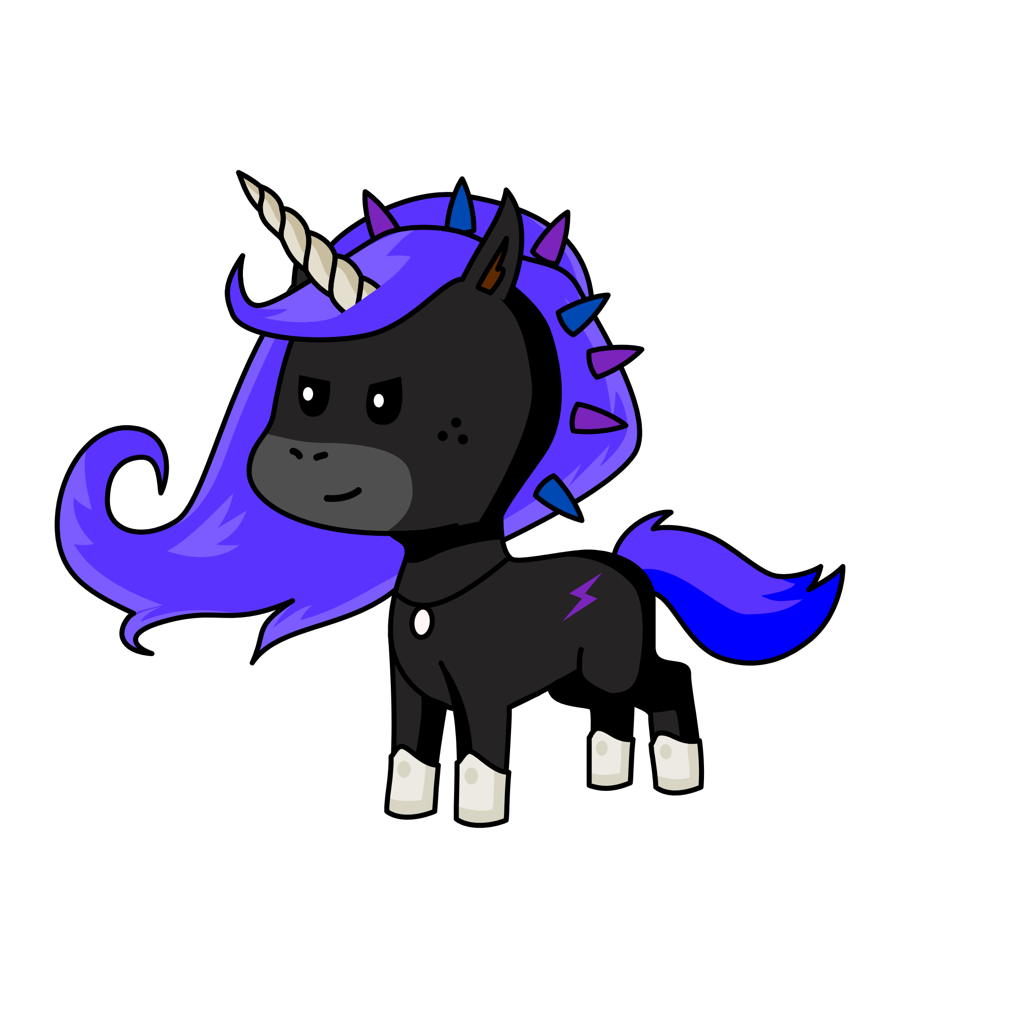 Misty, the unicorn