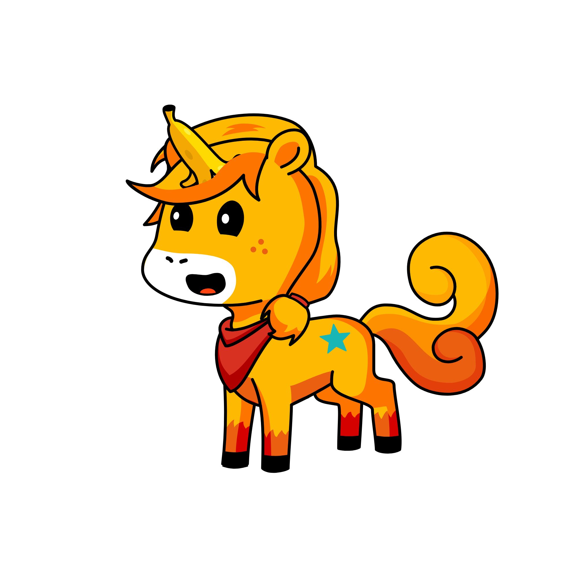 Banana Split, the unicorn