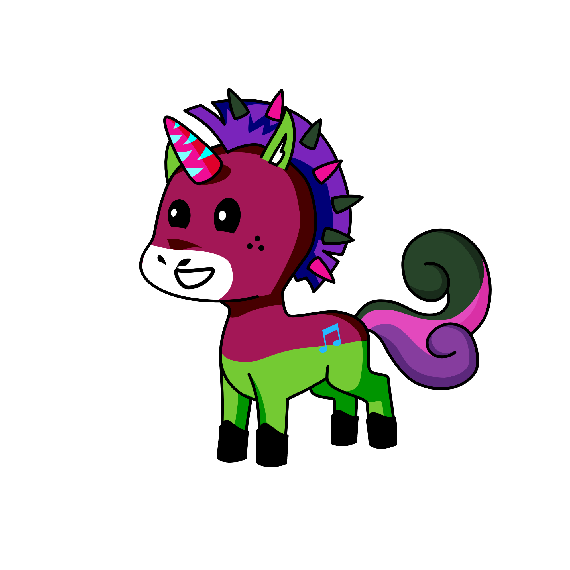 Lightsaber, the unicorn