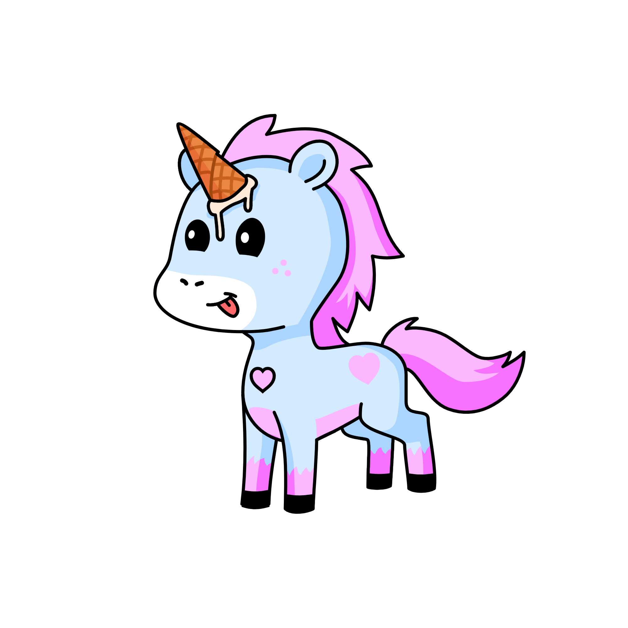Cutie, the unicorn