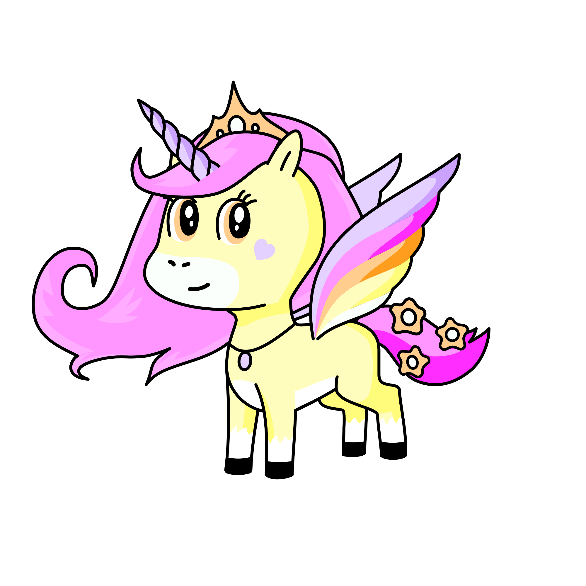 Girly-Naturity, the unicorn