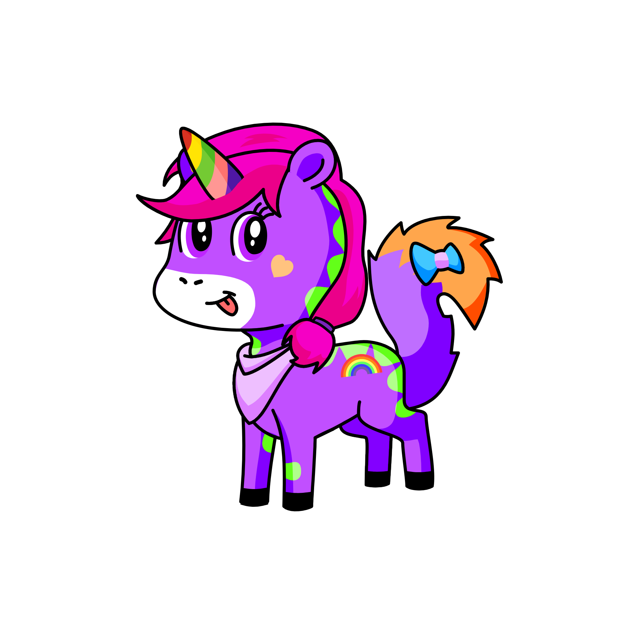 rainbow, the unicorn