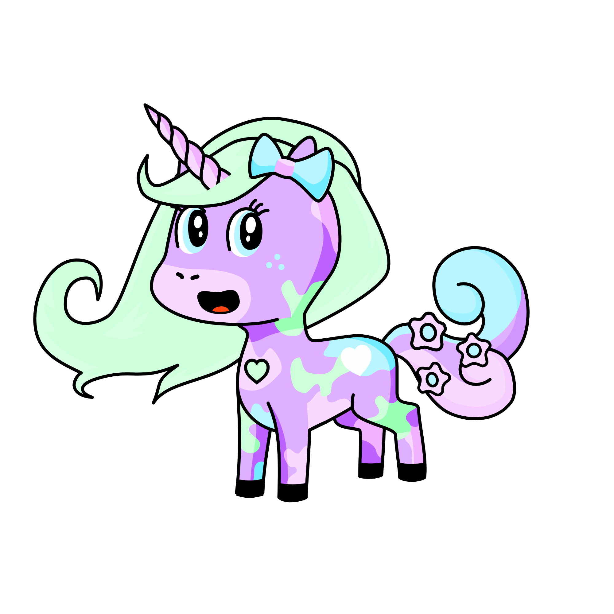 candy , the unicorn