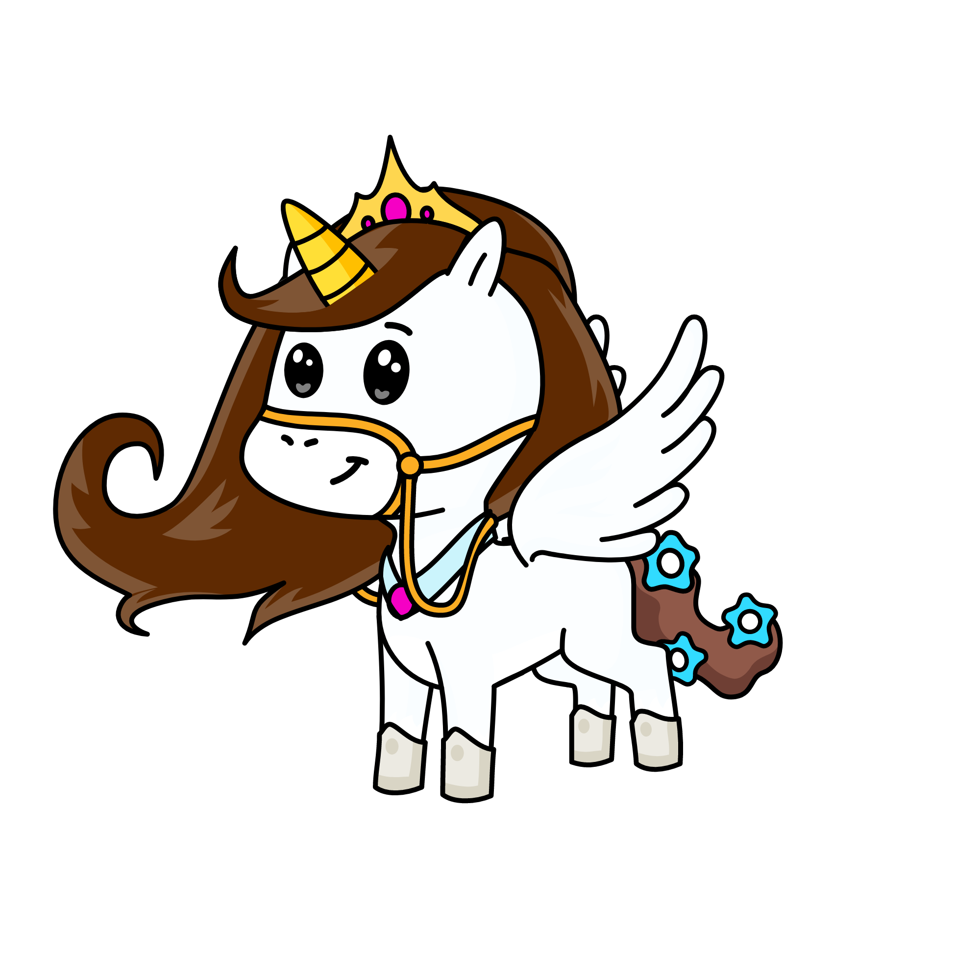 Whity, the unicorn