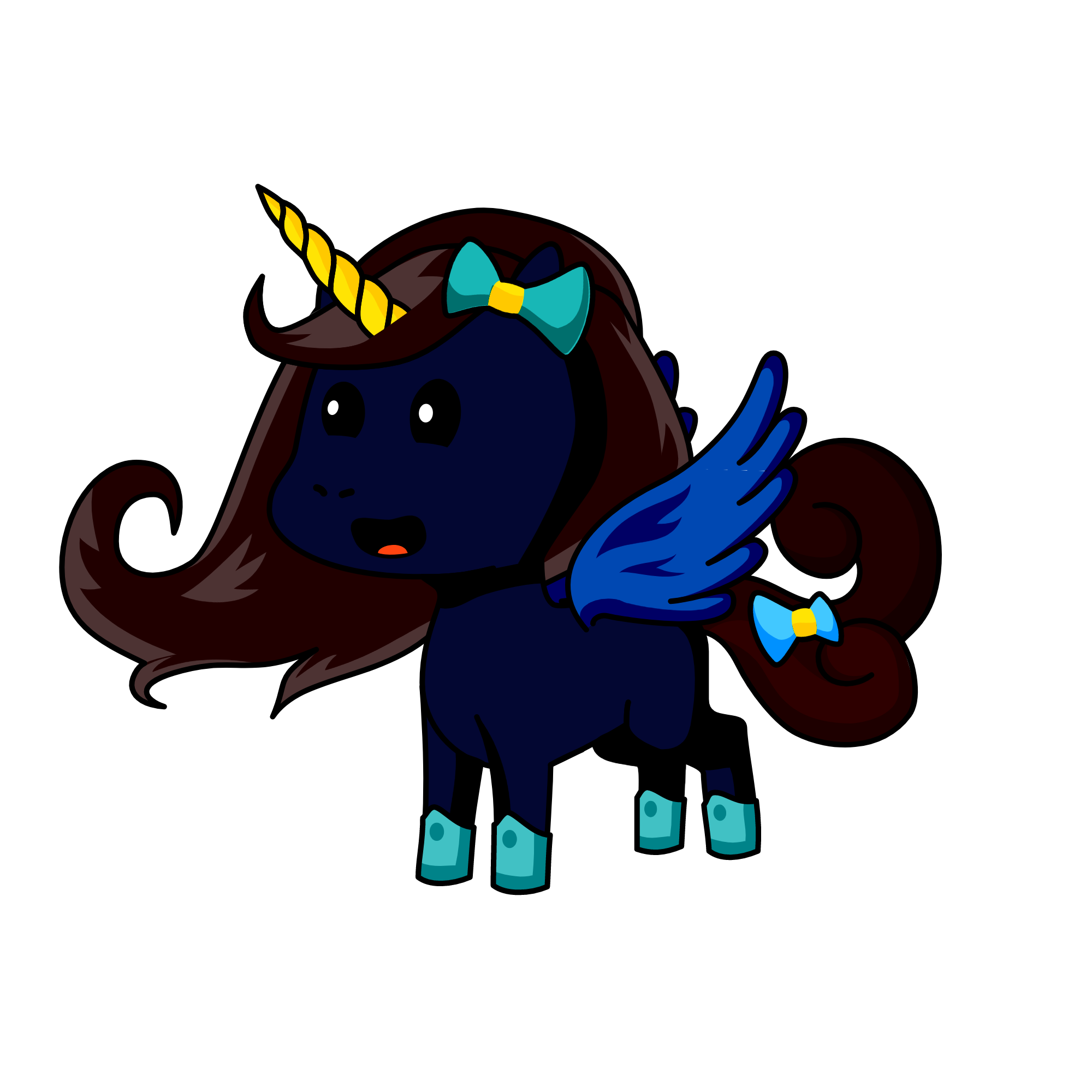 Moonlight, the unicorn