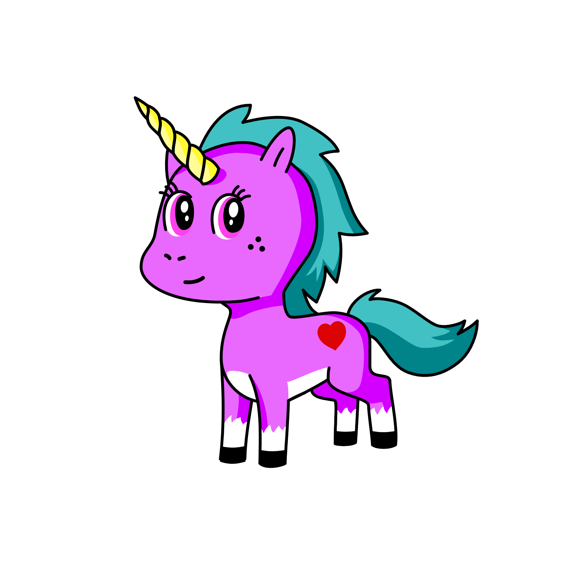 amber, the unicorn