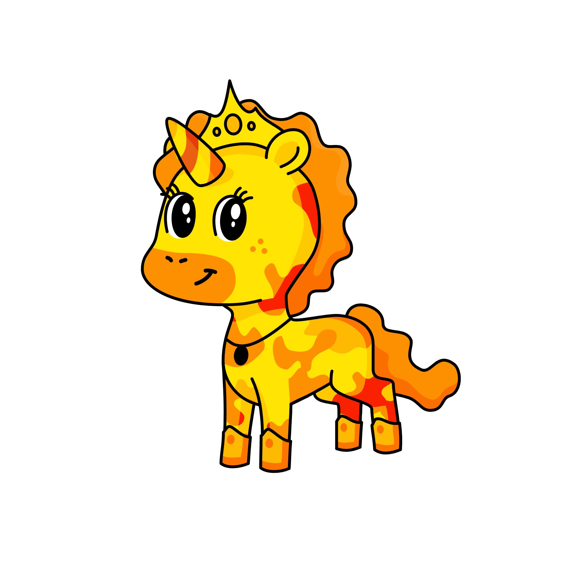 Summer the sunshine Princess, the unicorn
