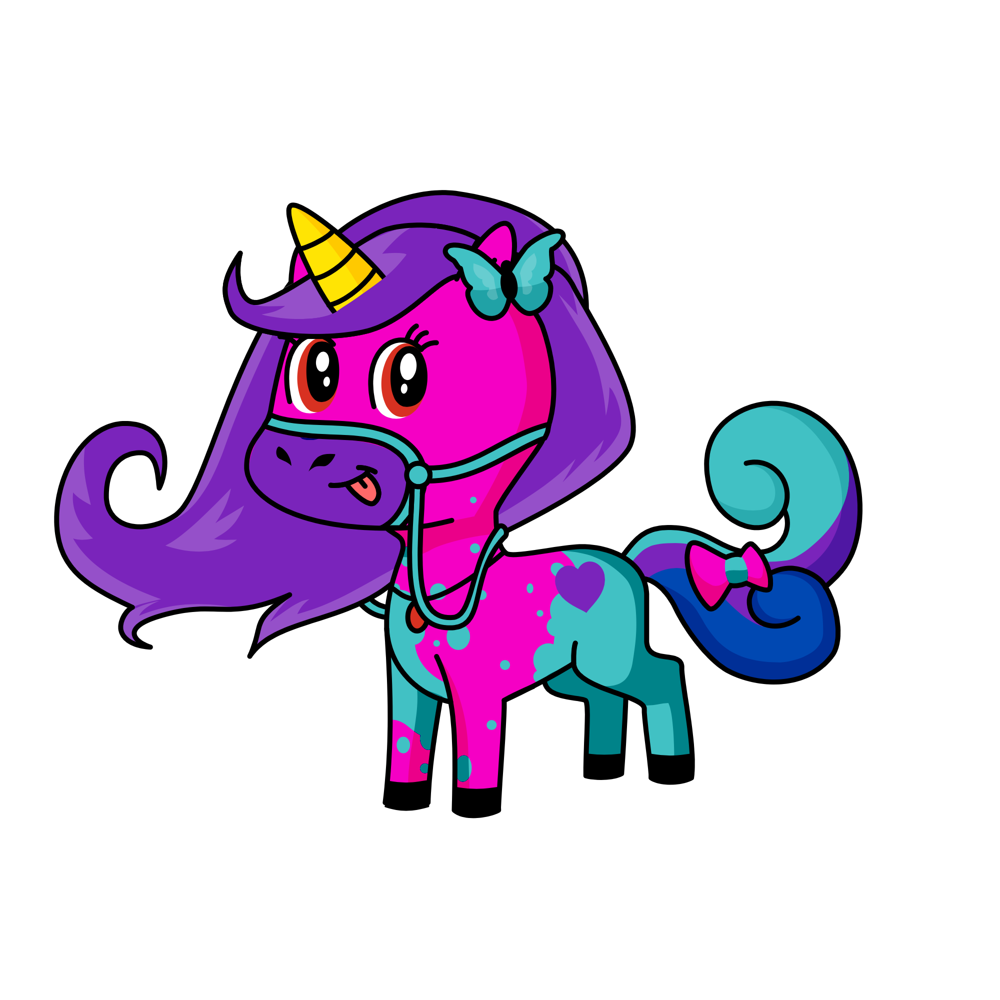 Joy, the unicorn