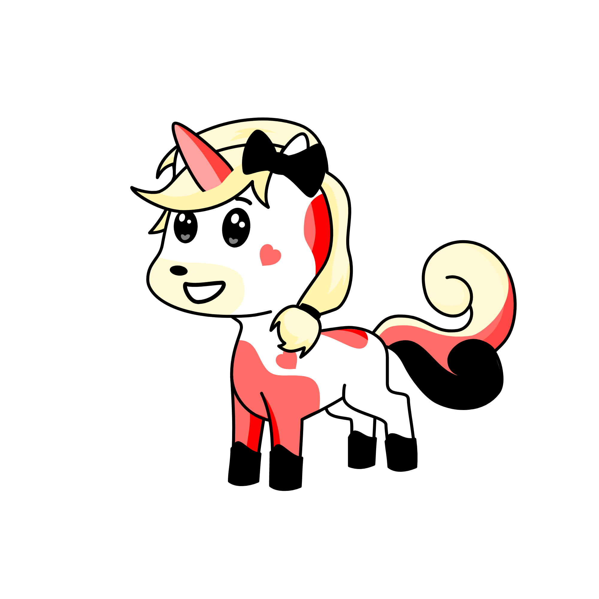 Charlotte Magne, the unicorn
