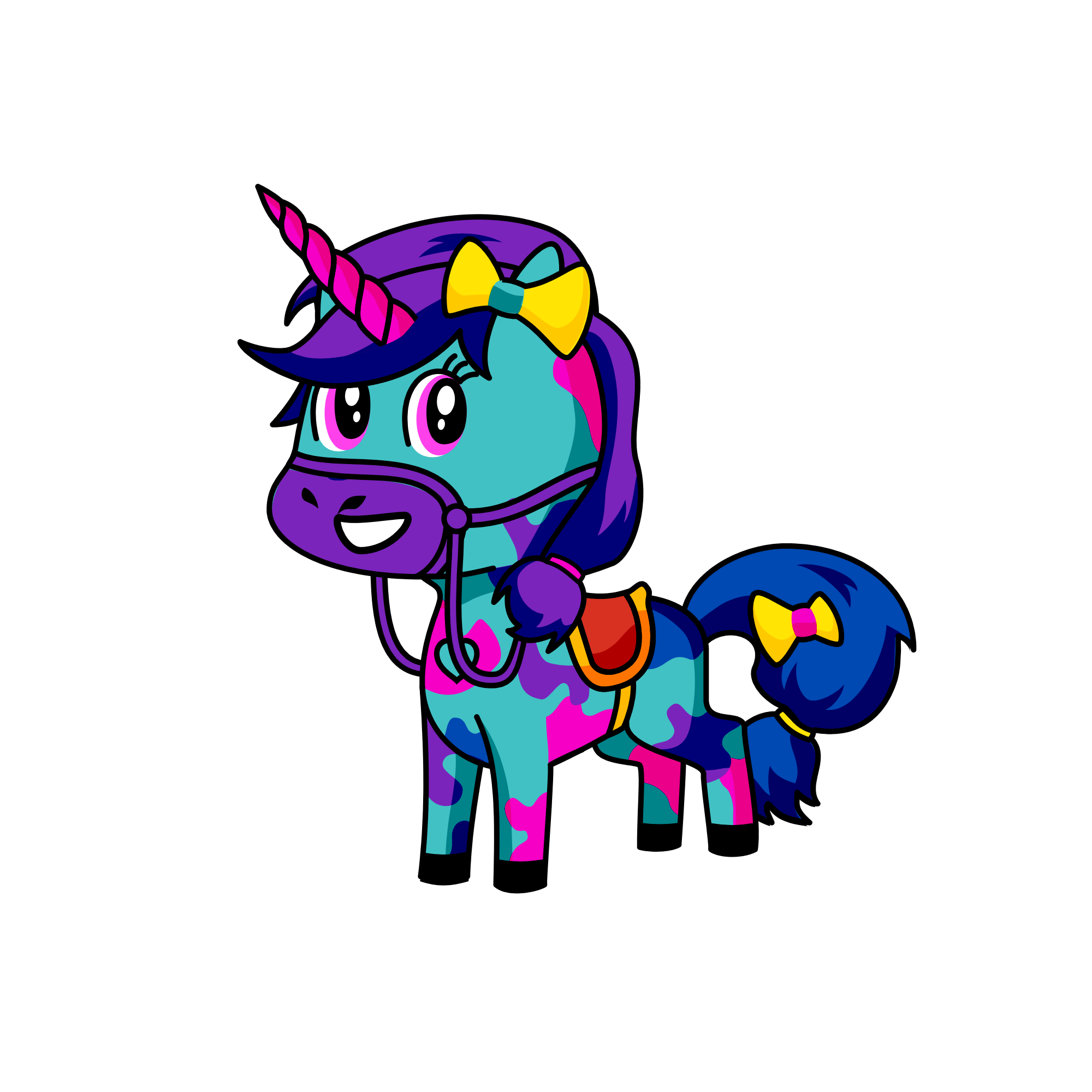 Dazzle, the unicorn