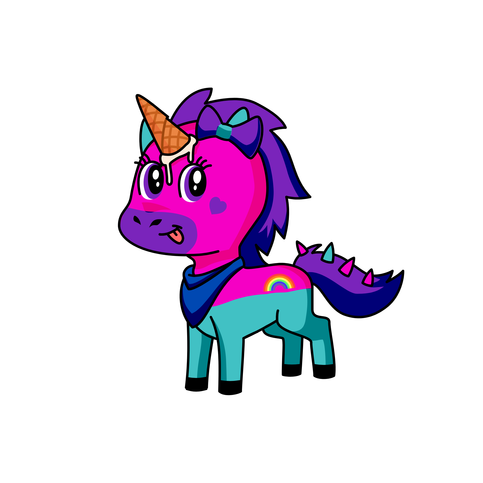 Crystal, the unicorn