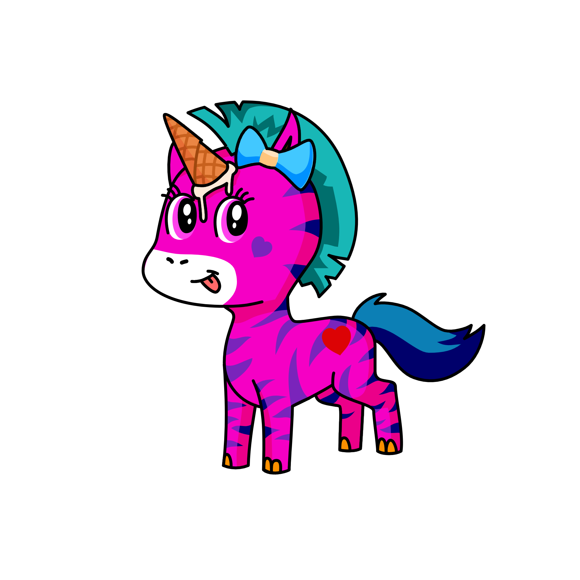 ice cream, the unicorn