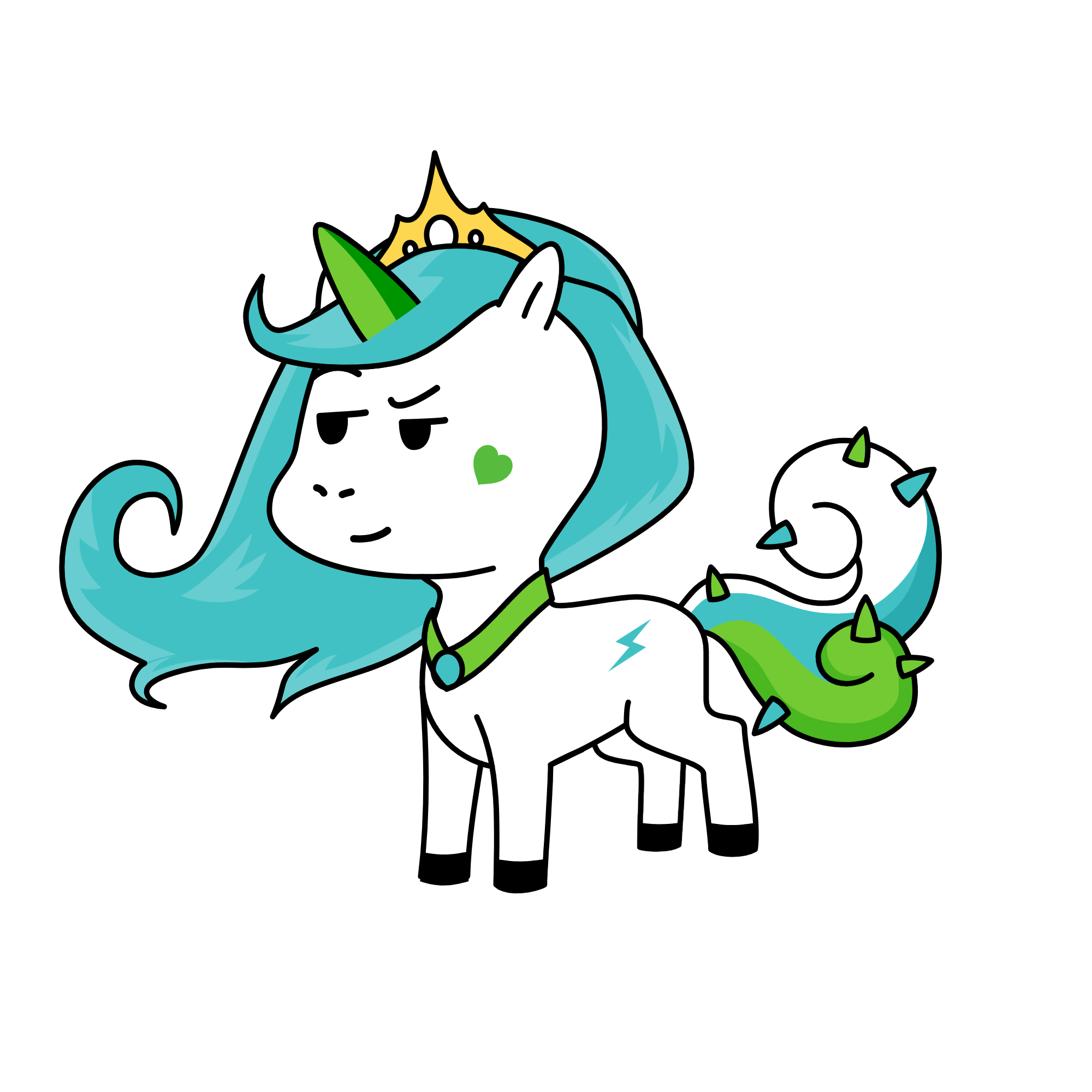 The snow queen, the unicorn