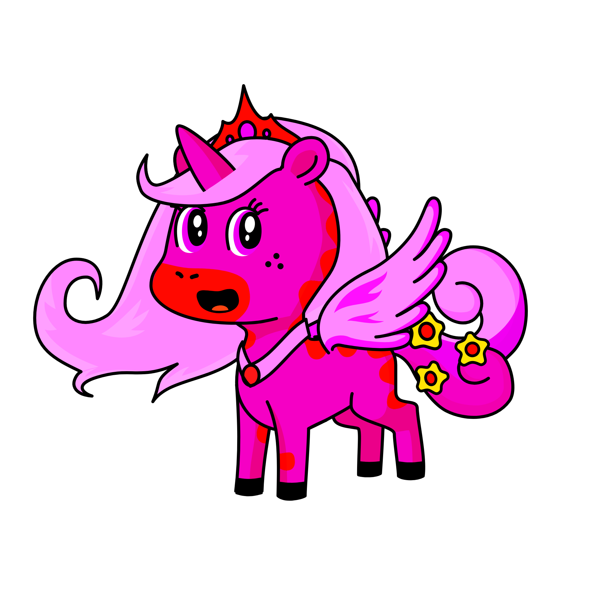 Girly, the unicorn