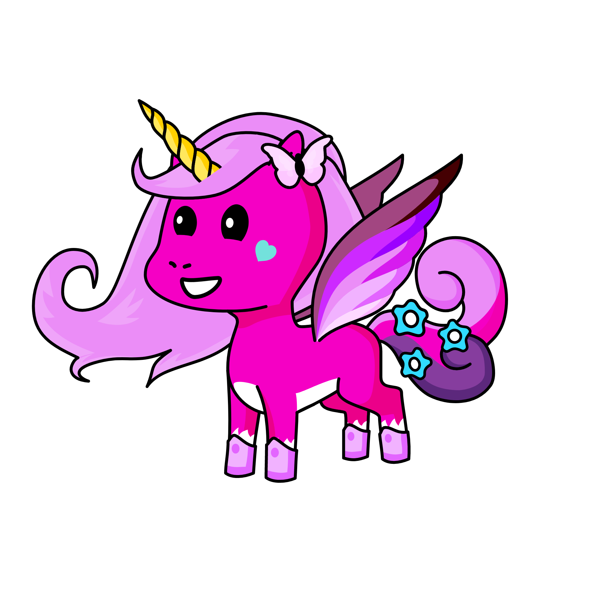 Pinyata, the unicorn