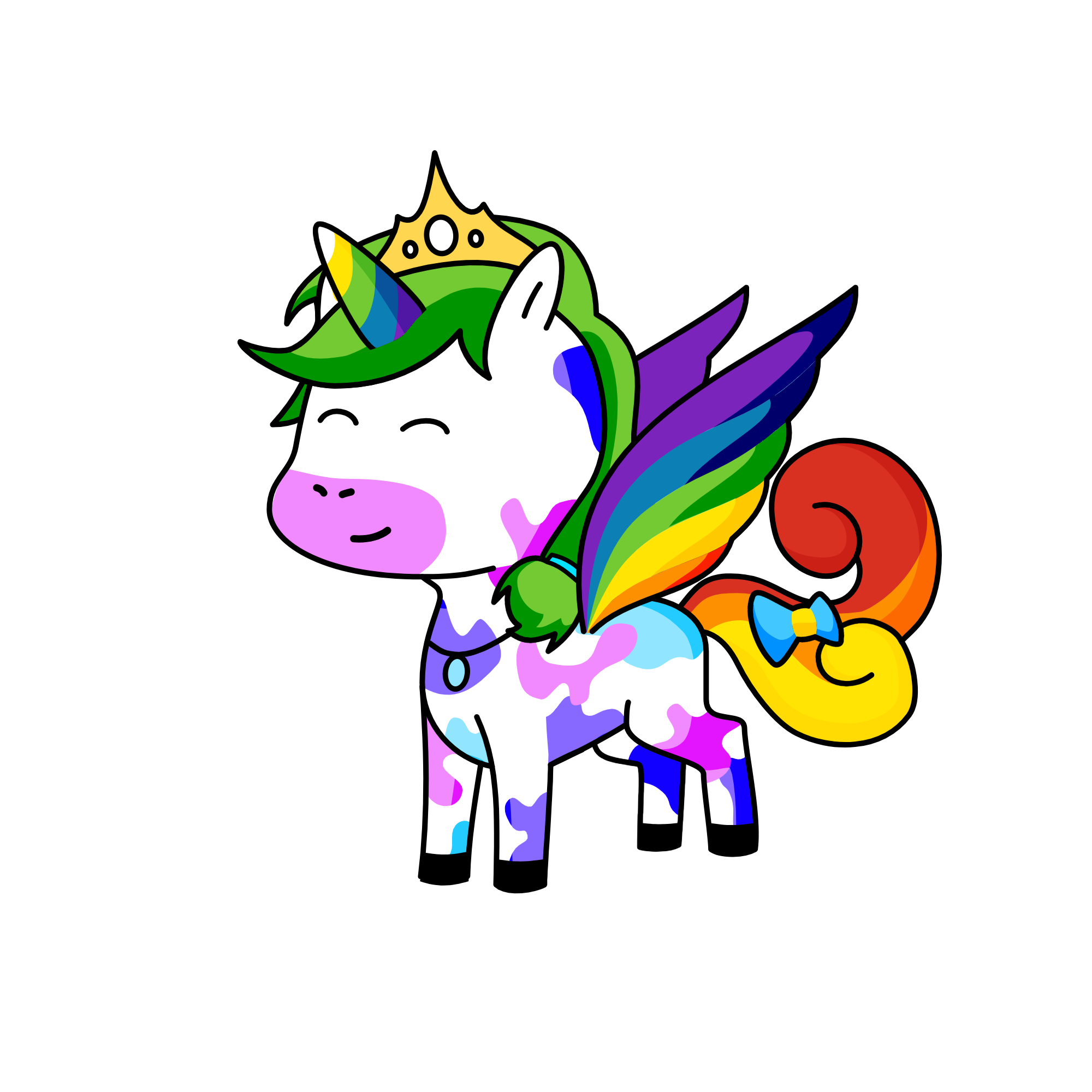 RAINBOW, the unicorn