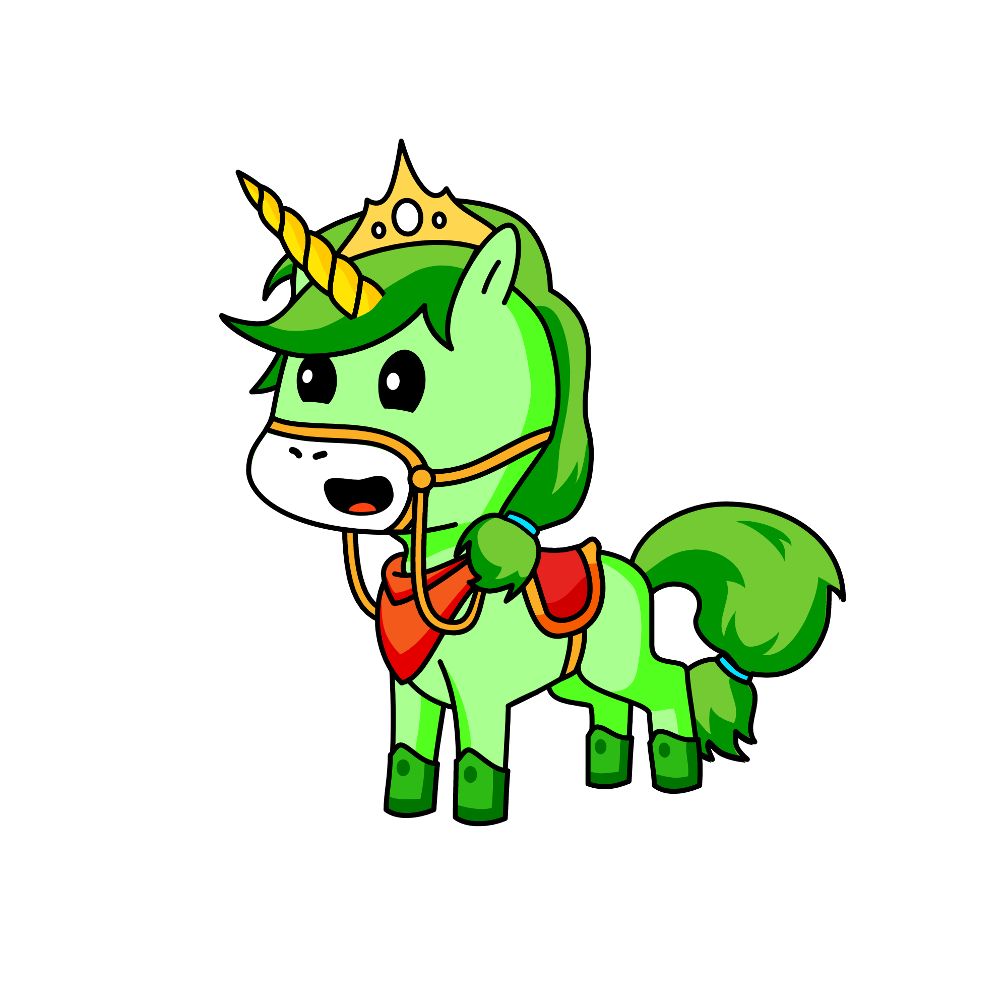 Emerald, the unicorn