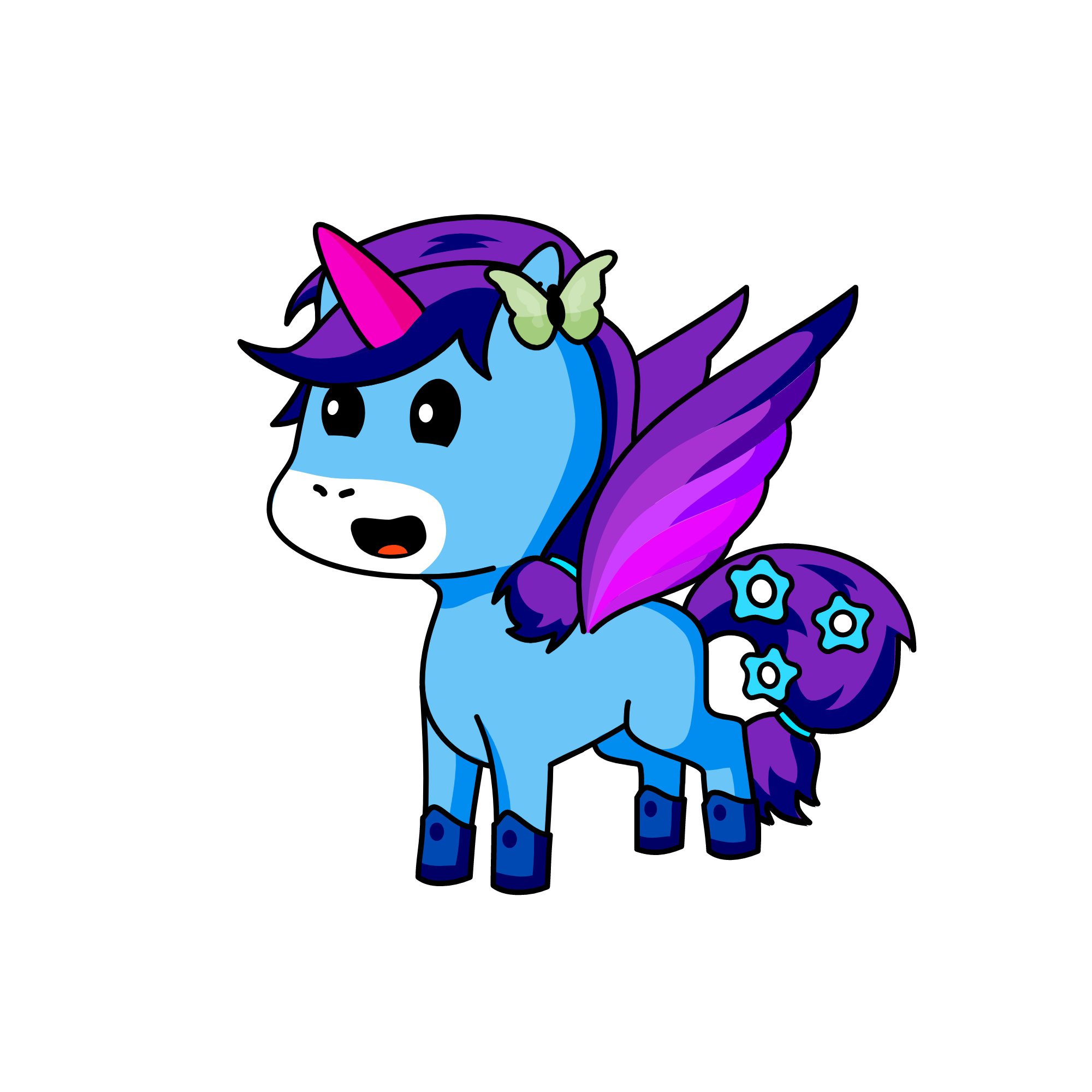 Amethyst, the unicorn
