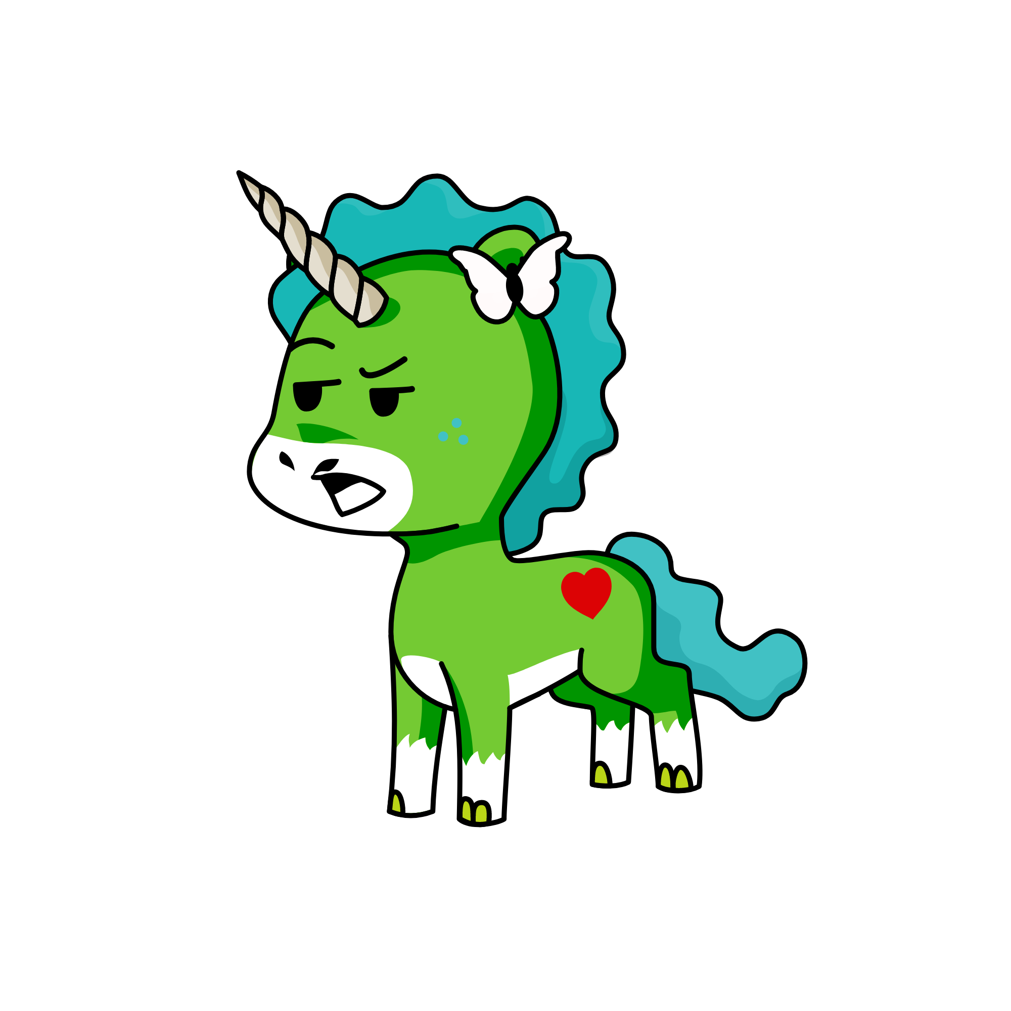 hehe, the unicorn