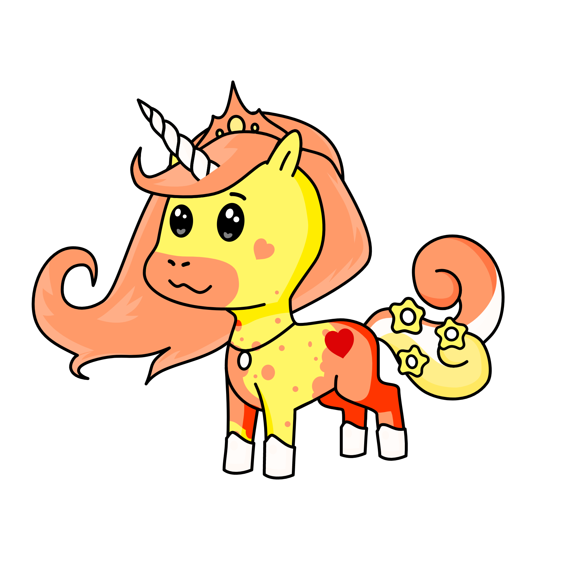 Sunset Sunshine, the unicorn