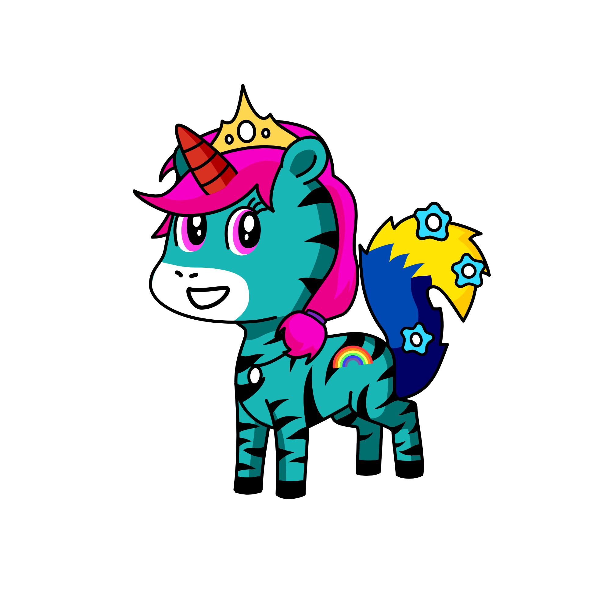 cupcake, the unicorn