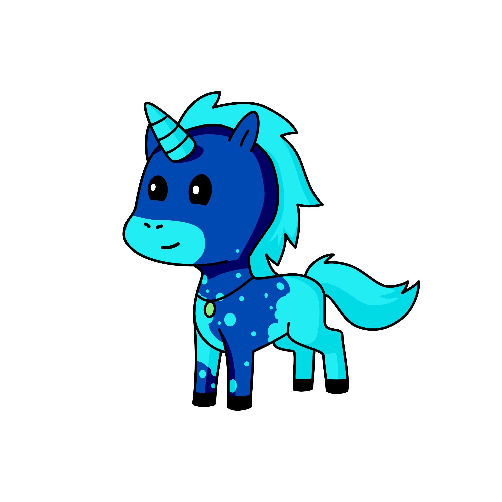 sea stone, the unicorn