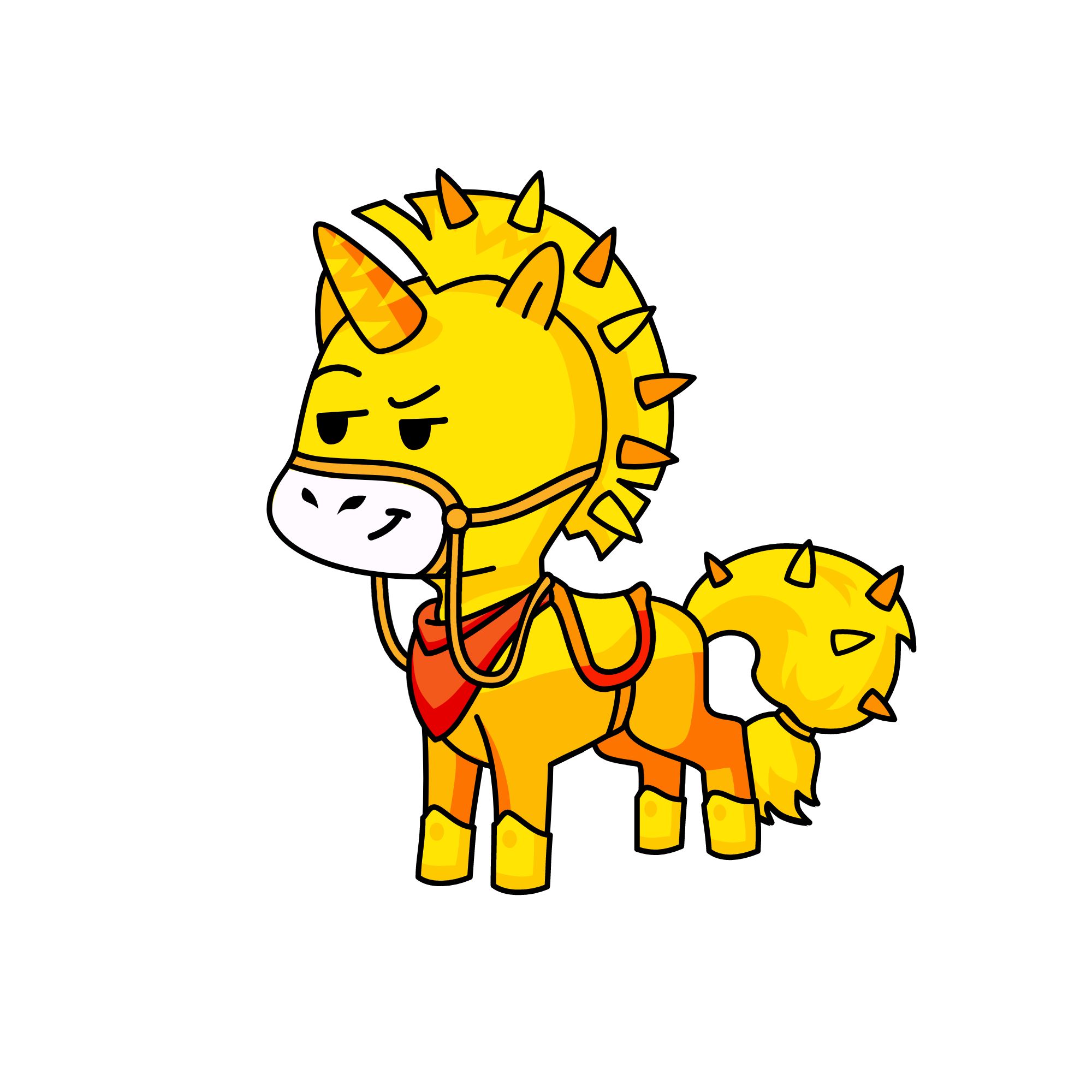 king, the unicorn
