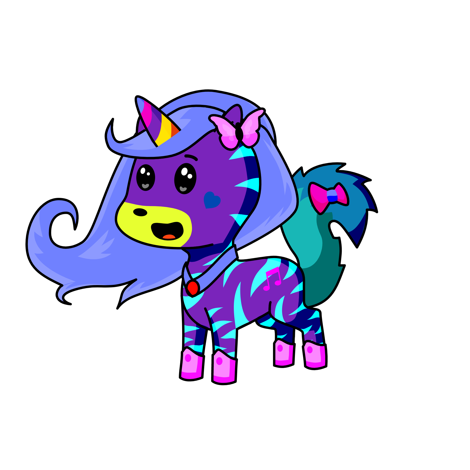 Ángelina, the unicorn